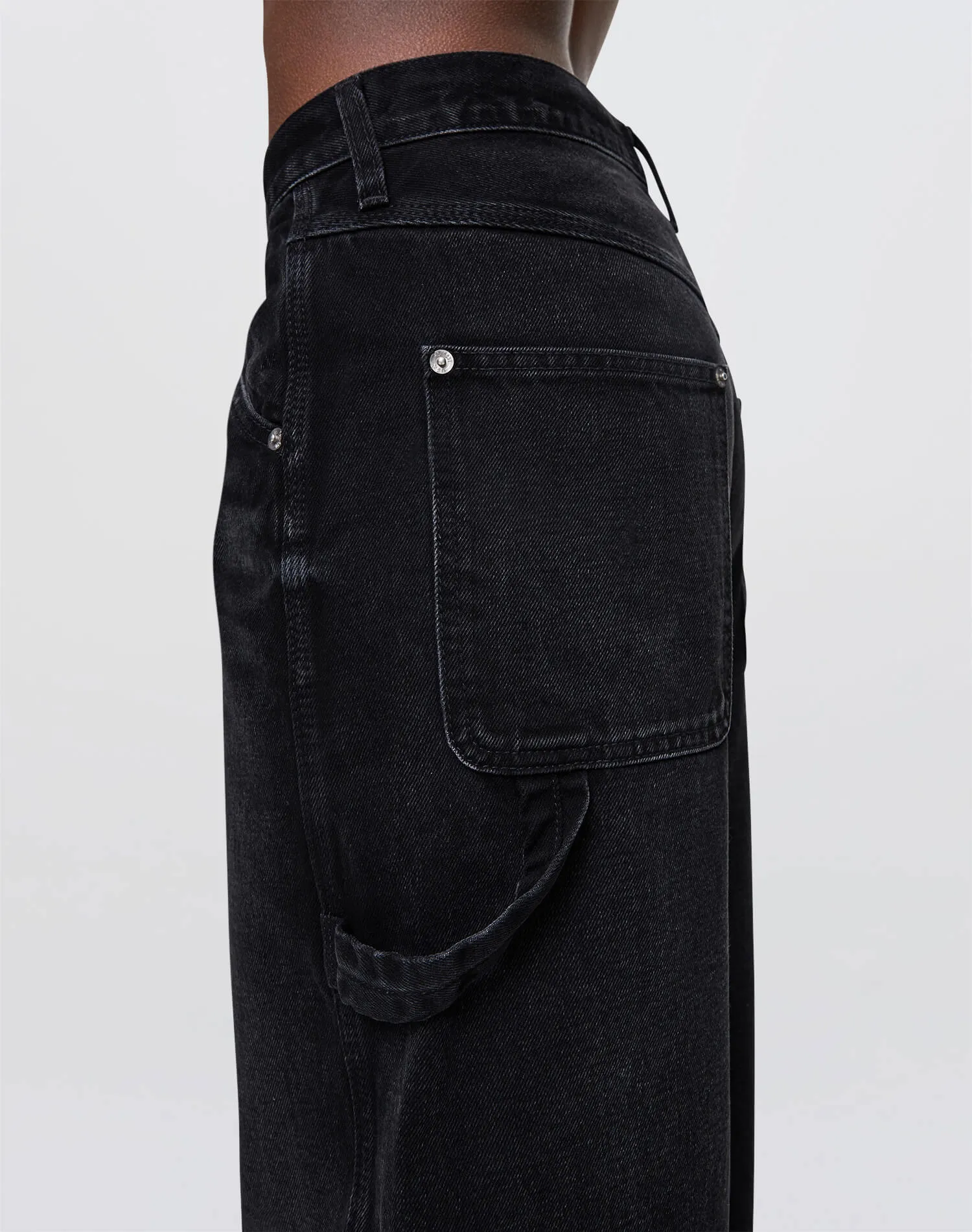 Comfort Stretch Painter Jean - Crafted Black sold by Re/Done product image thumbnail 5