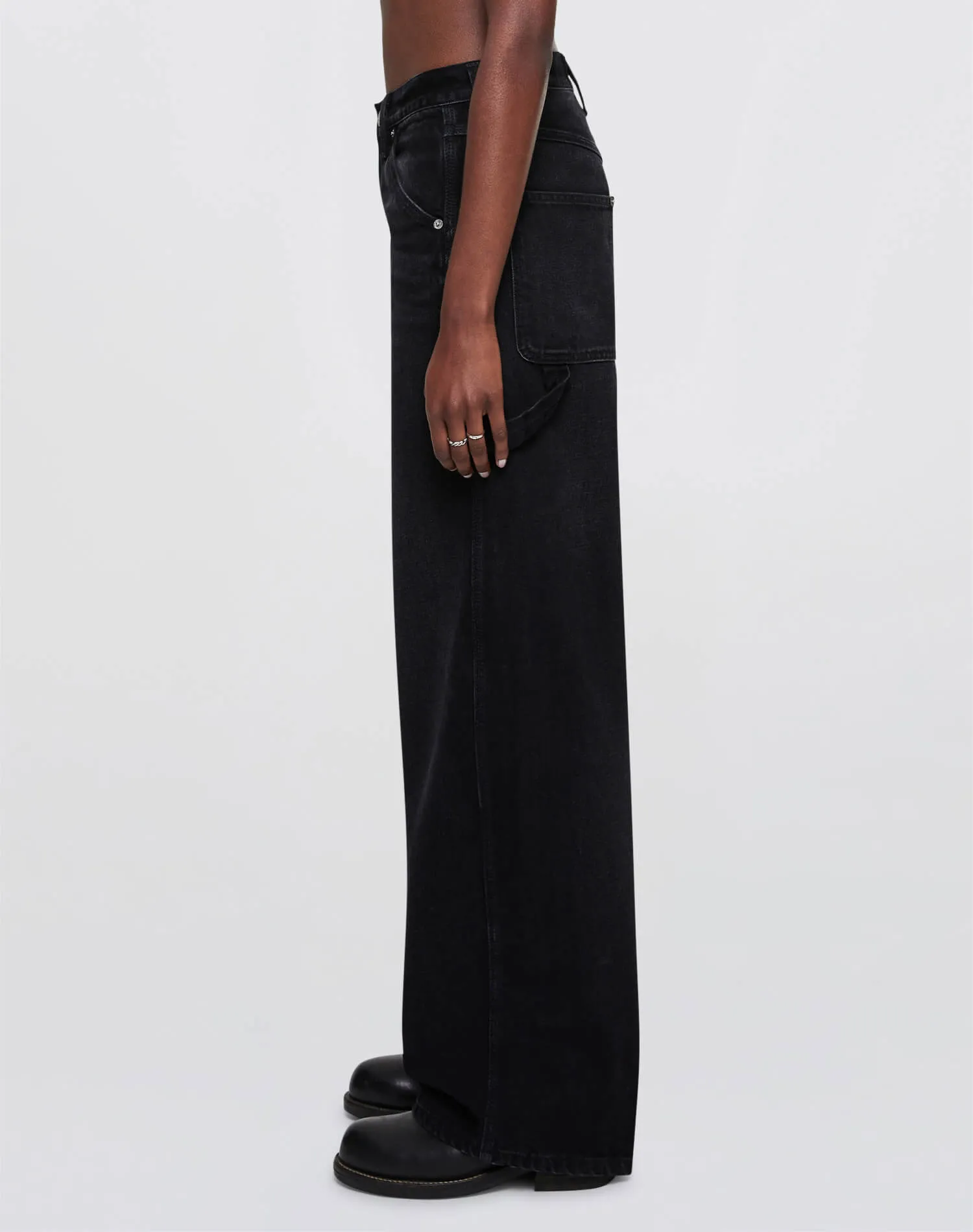 Comfort Stretch Painter Jean - Crafted Black sold by Re/Done product image thumbnail 3