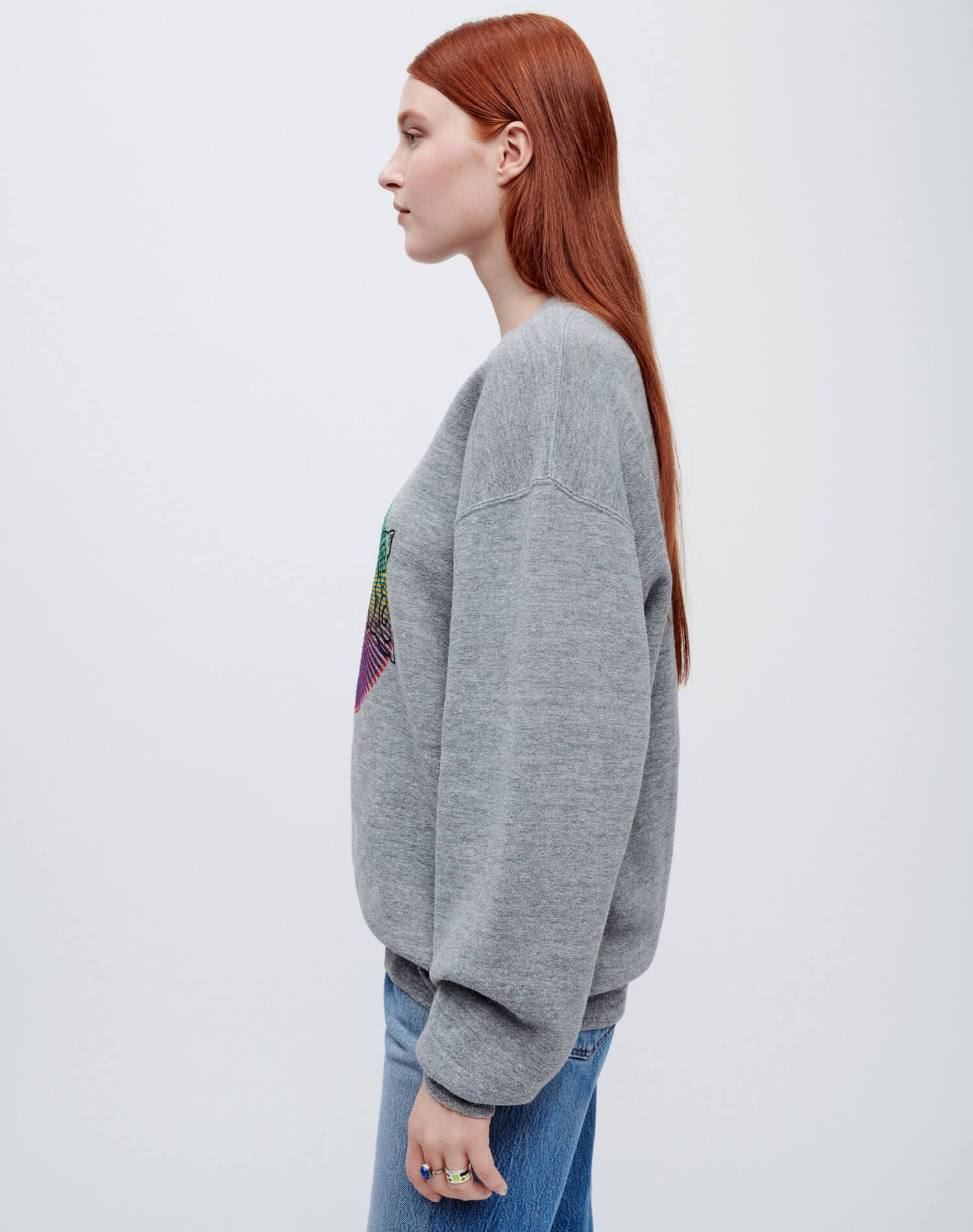 Upcycled "RE/DONE Spiral" Sweatshirt - Assorted sold by Re/Done product image thumbnail 5