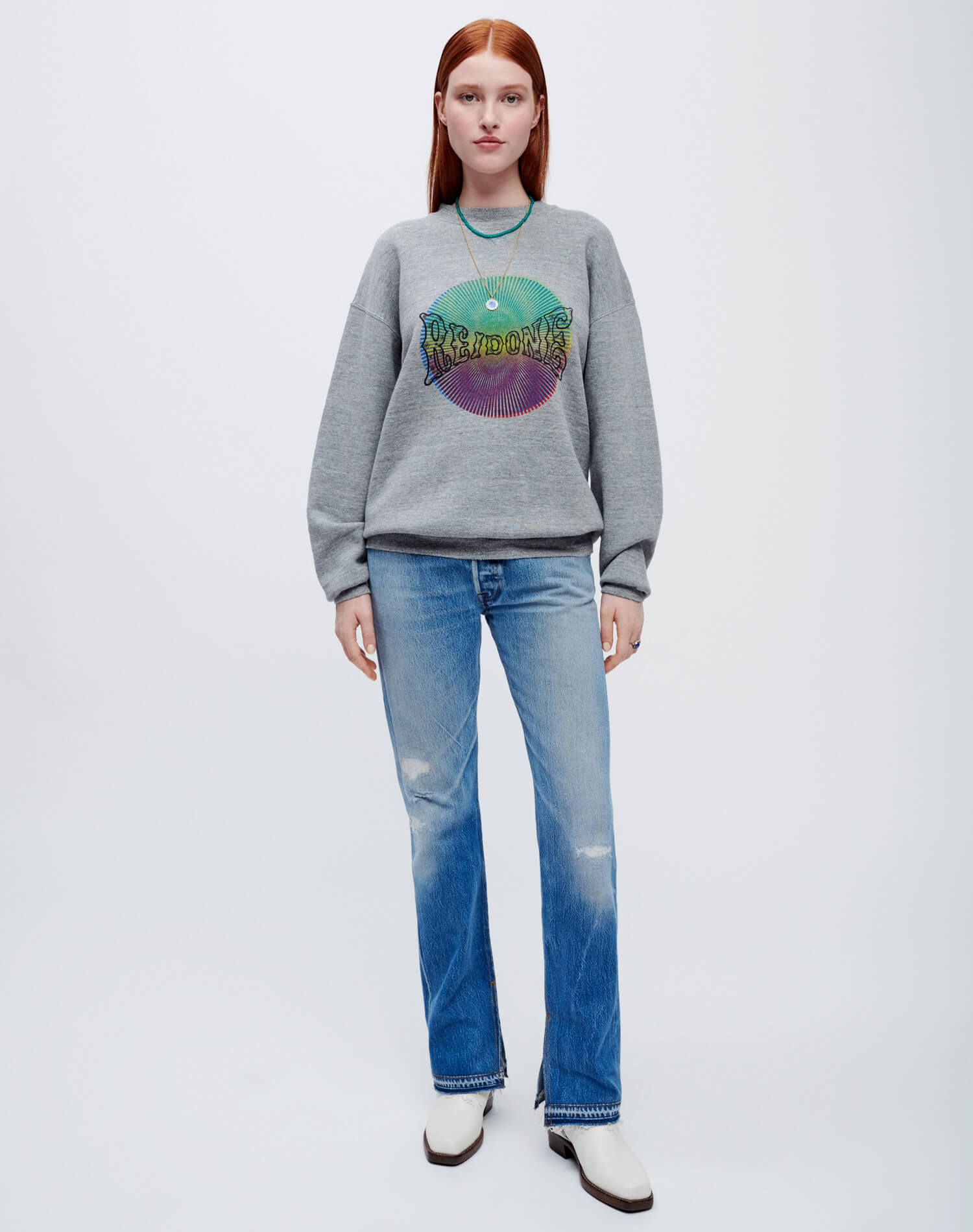 Upcycled "RE/DONE Spiral" Sweatshirt - Assorted sold by Re/Done product image thumbnail 3