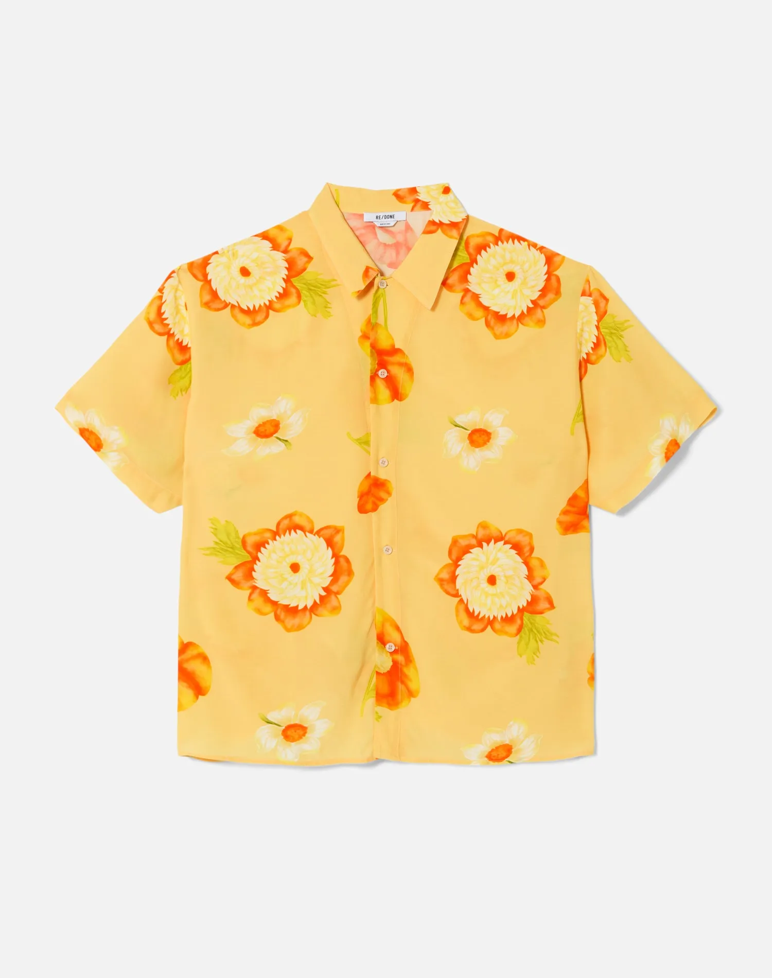 Aloha Shirt - Yellow Poppy sold by Re/Done