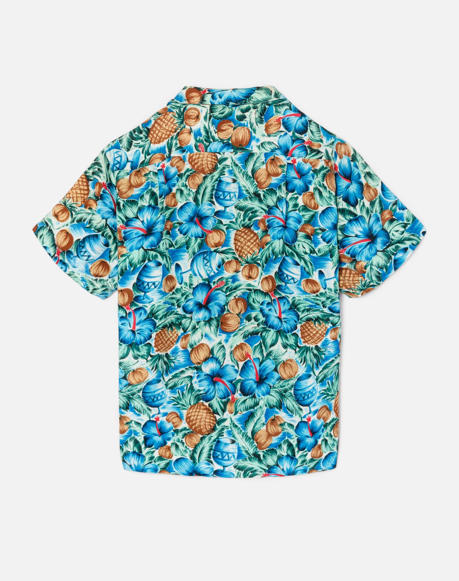 60s Blue Hawaiian Shirt -#12 sold by Re/Done product image thumbnail 2