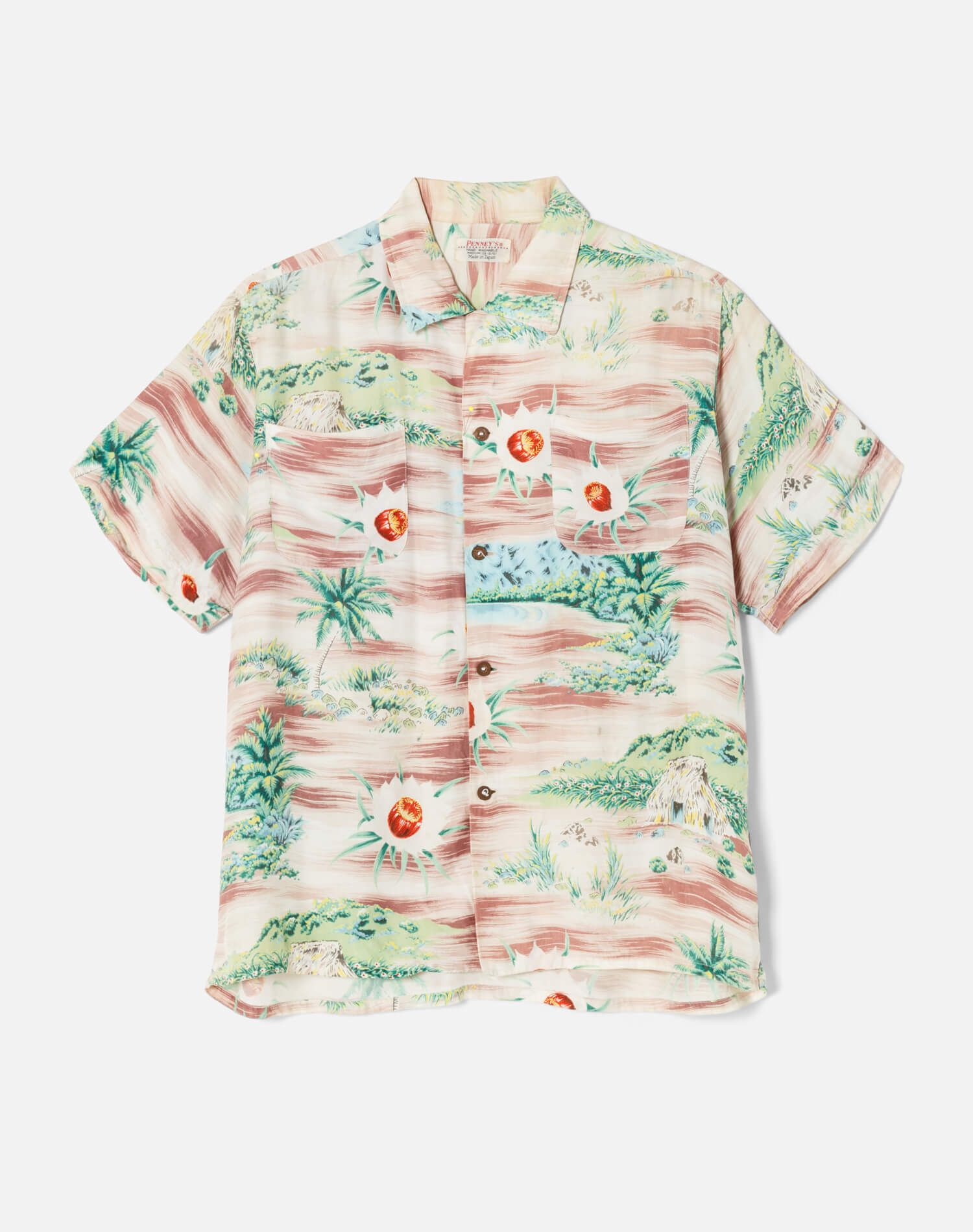 60s Floral Hawaiian Shirt -#23 sold by Re/Done