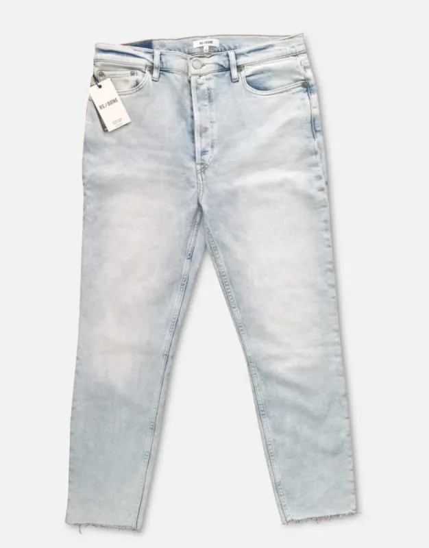 Comfort Stretch High Rise Ankle Crop - Calm Waters sold by Re/Done