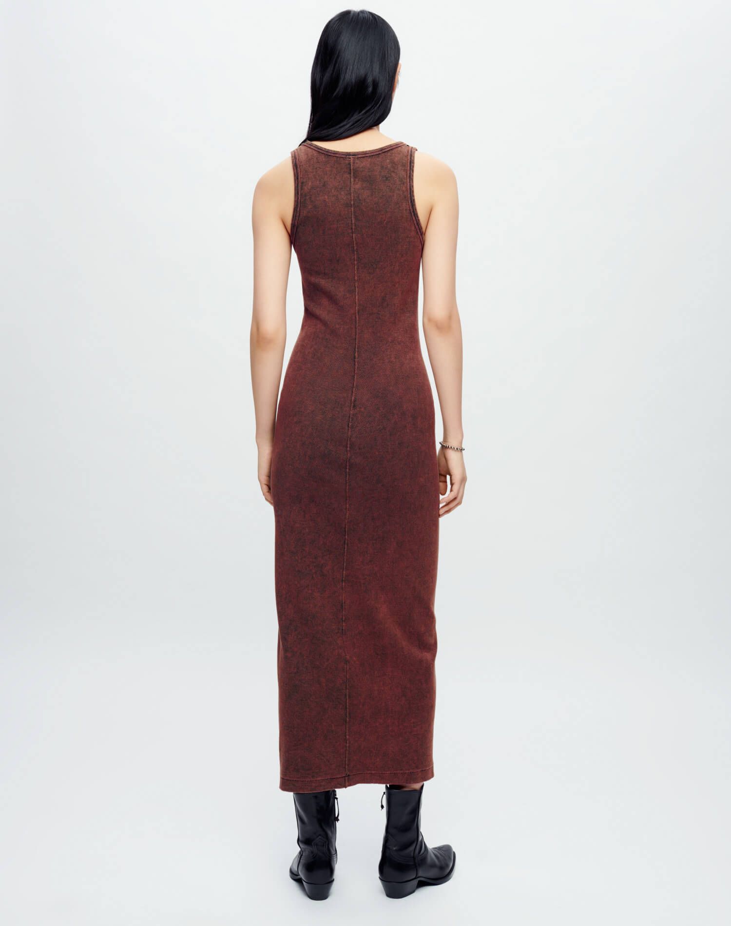 Long Tank Dress - LSD Burgundy sold by Re/Done product image thumbnail 3