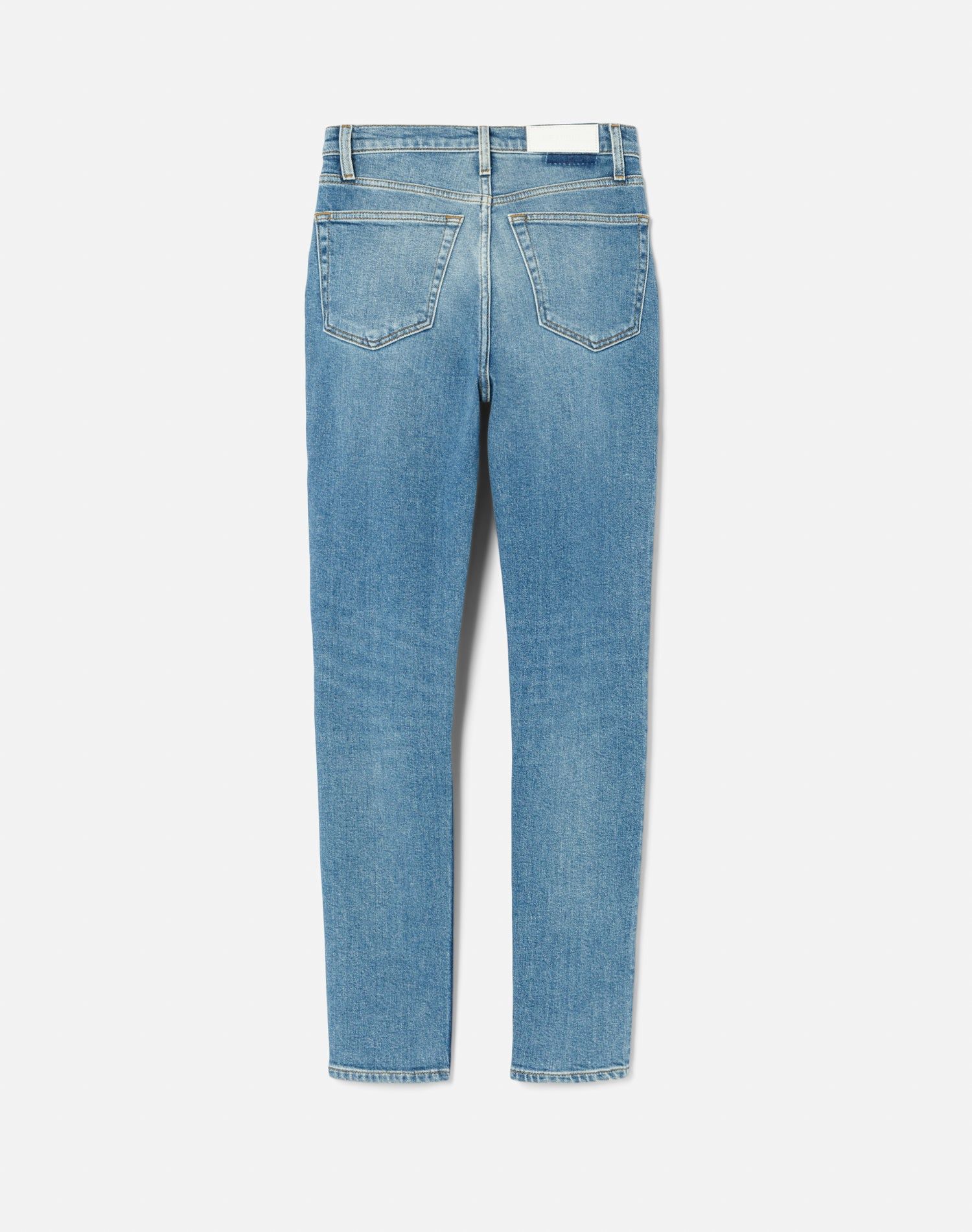 Comfort Stretch High Rise Ankle Crop - Worn Brook Blue sold by Re/Done product image thumbnail 2