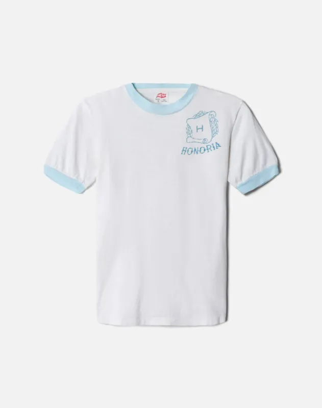 60s Hanesport Ringer Tee sold by Re/Done