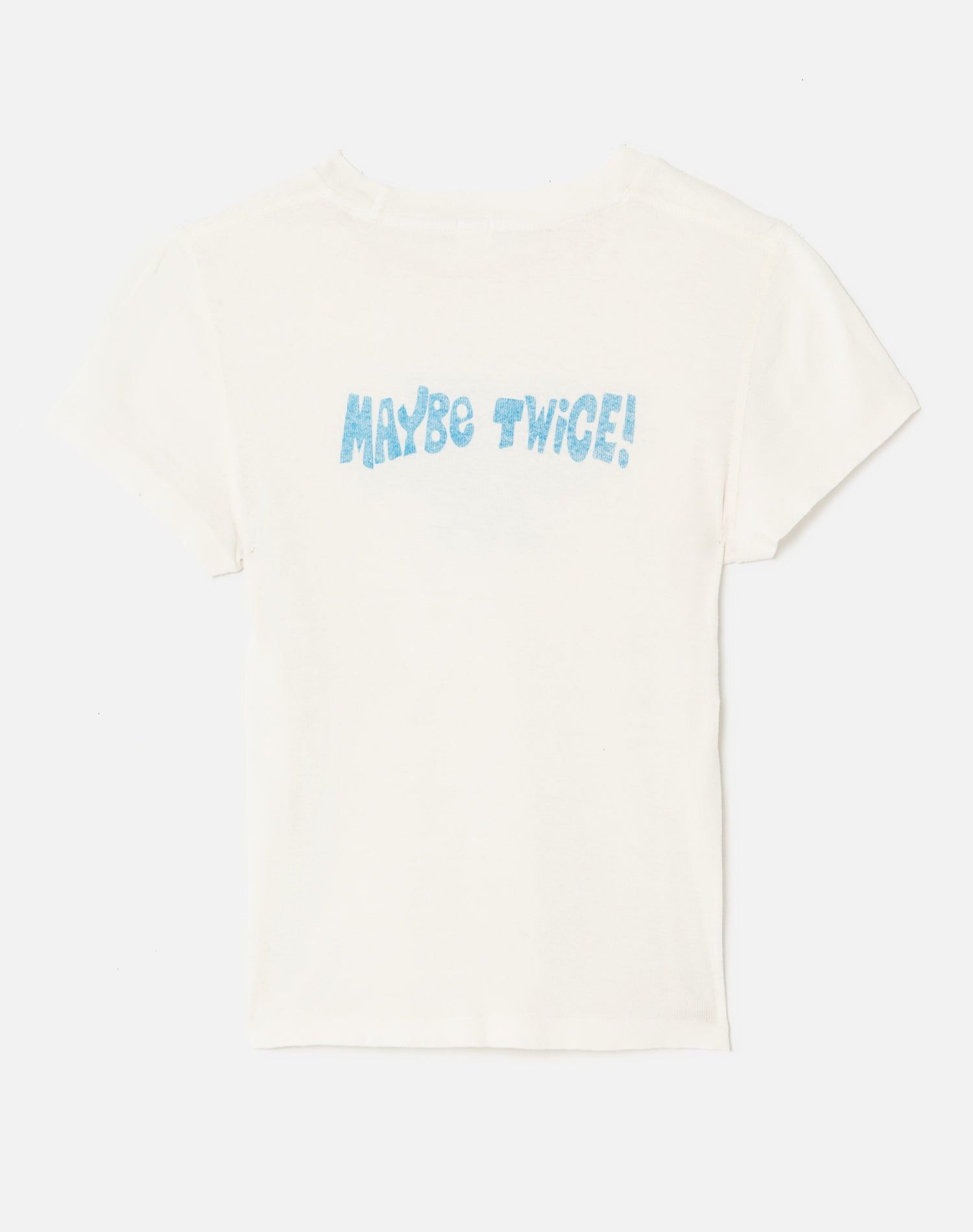 90s Baby "I'll Try Anything" Tee - Vintage White sold by Re/Done product image thumbnail 2