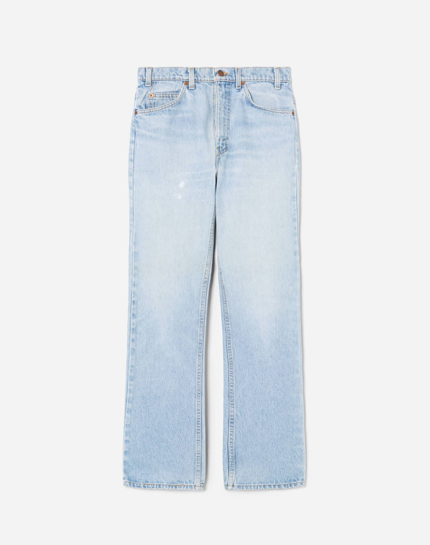 80s Orange Tab Levi's 517 sold by Re/Done