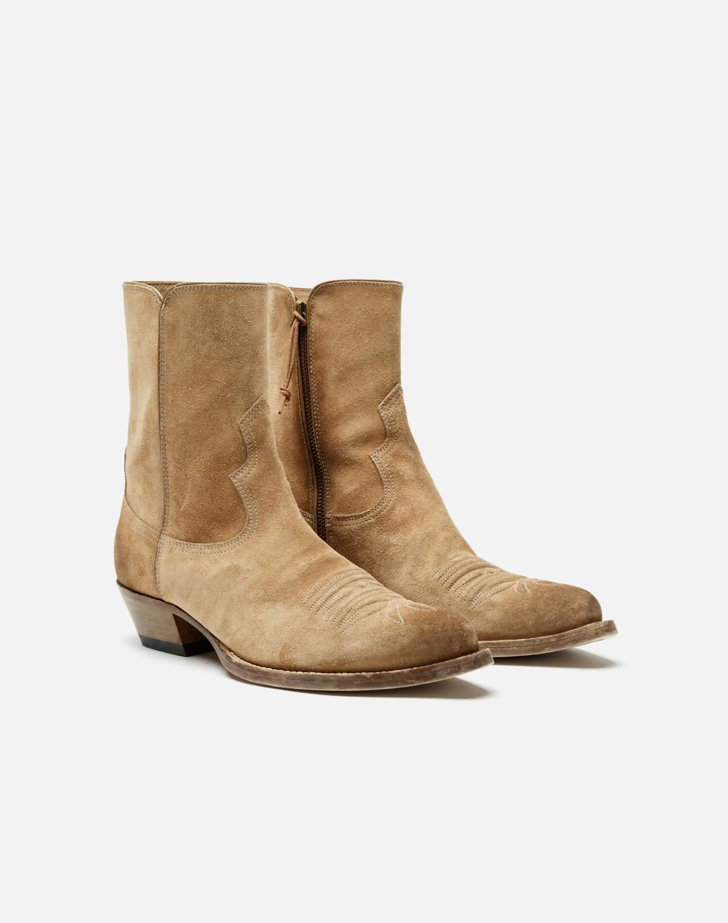 Western Boot - Tan Suede sold by Re/Done product image thumbnail 2