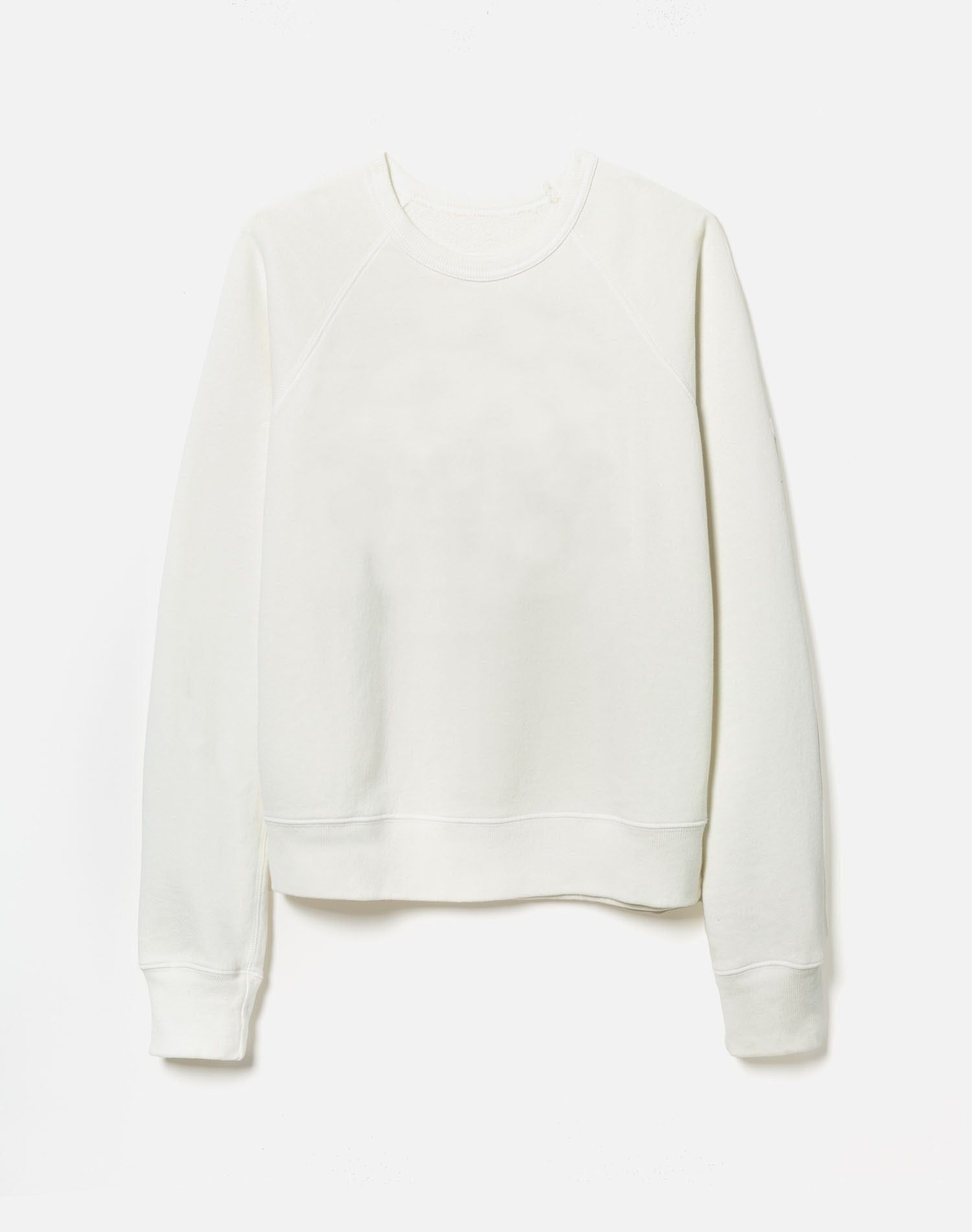 Classic Raglan Crewneck - Vintage White sold by Re/Done