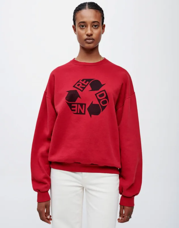 Upcycled "RE/DONE Recycle" Sweatshirt - Assorted sold by Re/Done