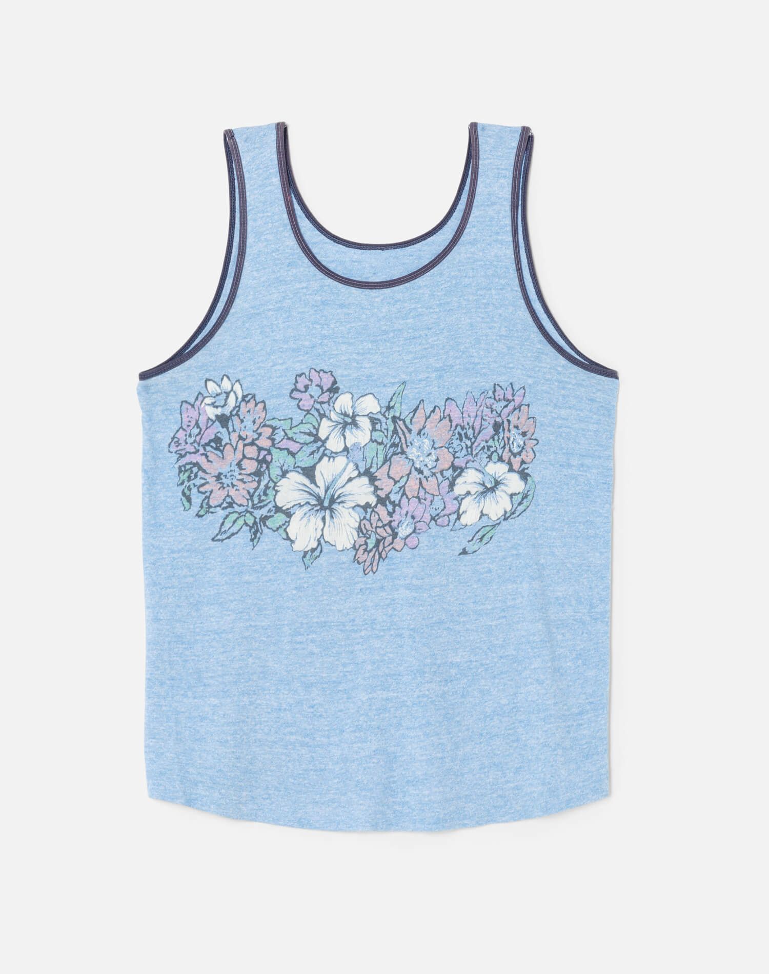 60s Graphic Ringer Tank -#9 sold by Re/Done