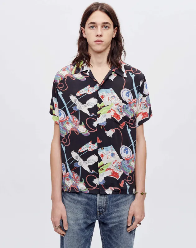 Hawaiian Shirt - Dark Samurai made by Re/Done