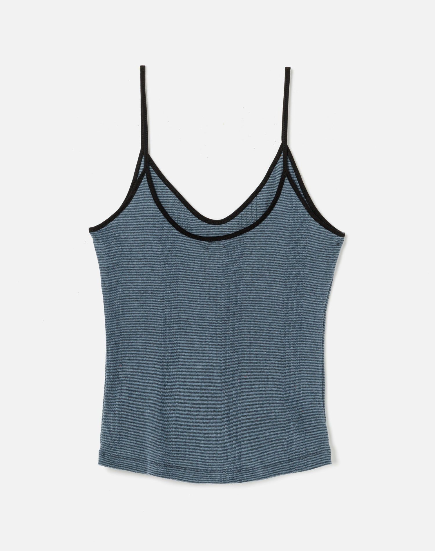 90s Spaghetti Strap Tank - Steel Blue Stripe sold by Re/Done product image thumbnail 2