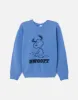 Upcycled "Snoopy Dancing" Sweatshirt in Heathered Blue - 11229725 sold by Re/Done