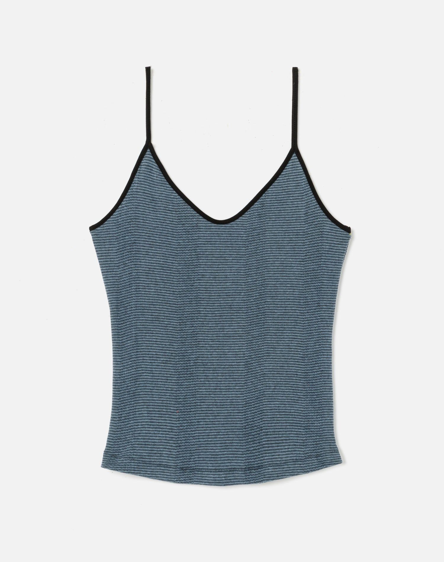 90s Spaghetti Strap Tank - Steel Blue Stripe sold by Re/Done