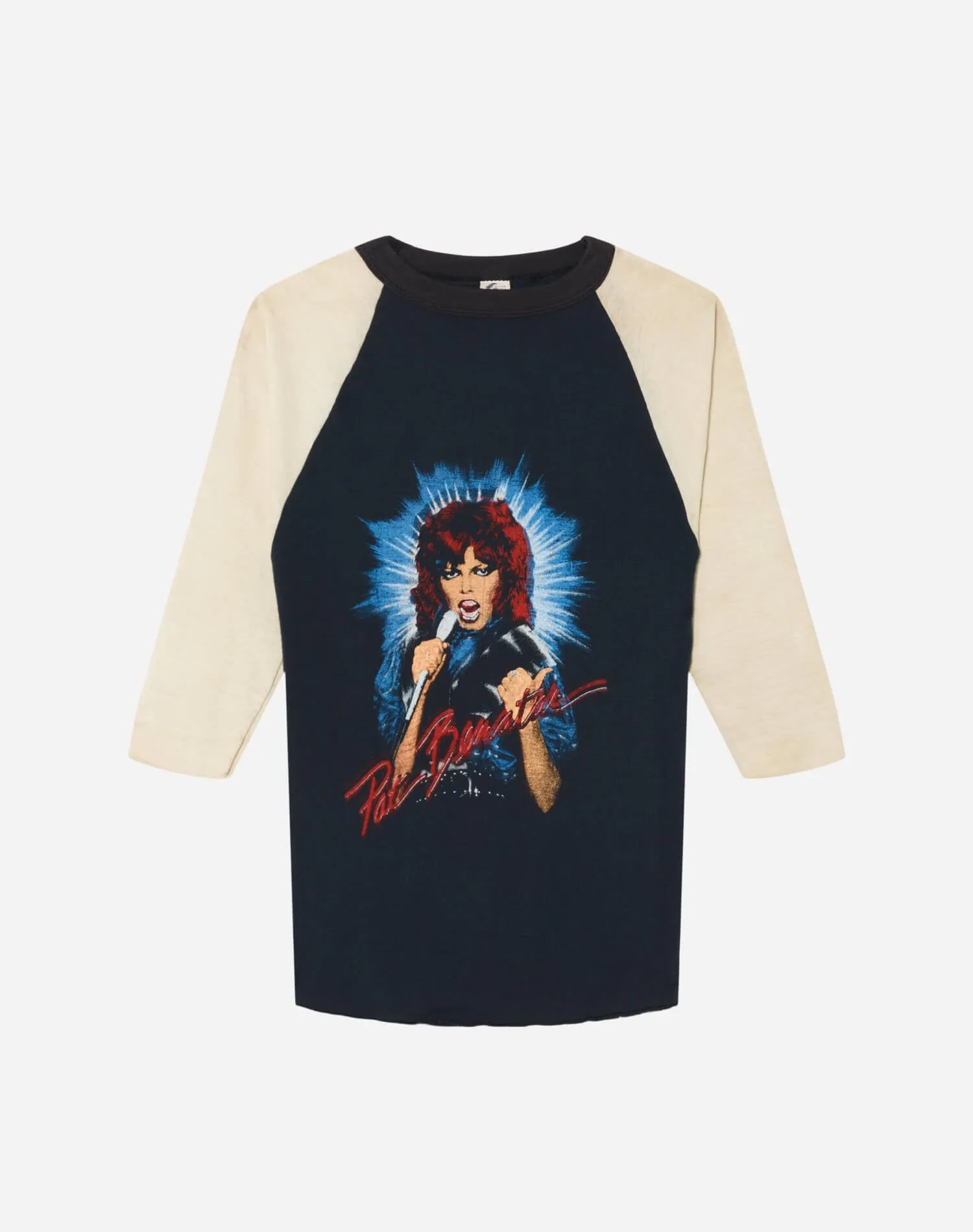 80s Pat Benatar Raglan Tee sold by Re/Done
