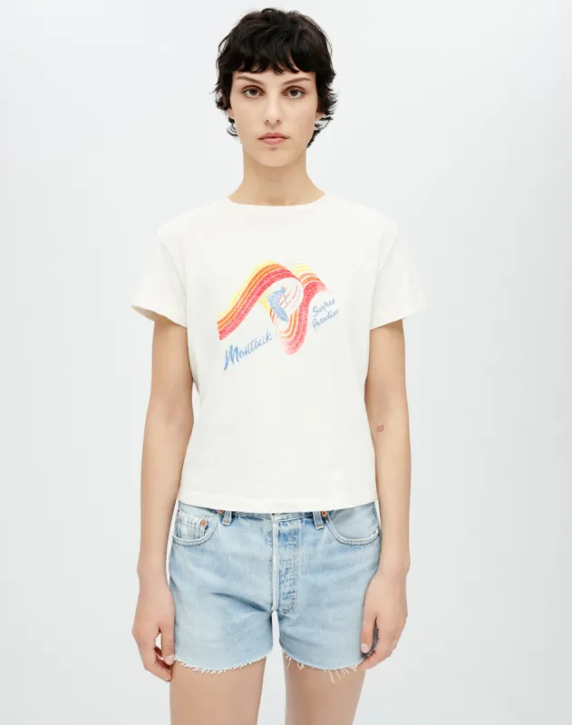 Classic "Montauk" Tee -  Vintage White sold by Re/Done
