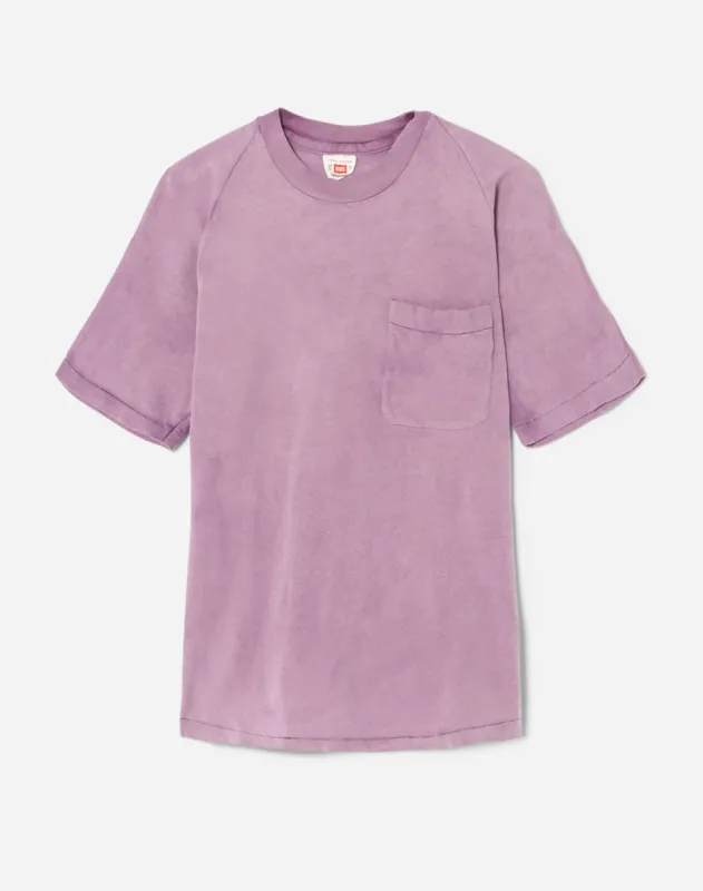 1950s Front Pocket Raglan Tee - #131 made by Re/Done