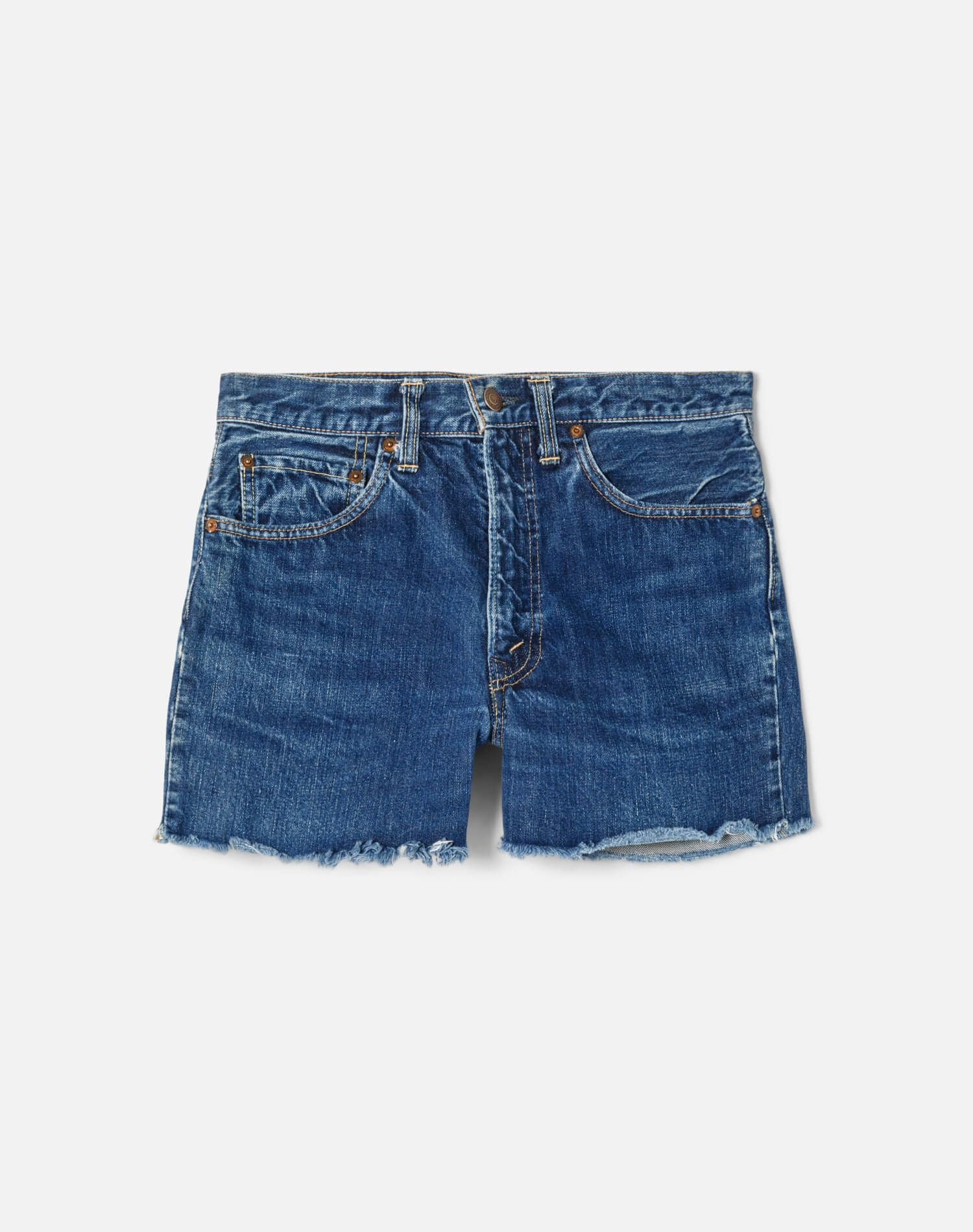 60s Levi's Single Stitch Selvedge Big E 501 Cutoff Shorts -#16 sold by Re/Done