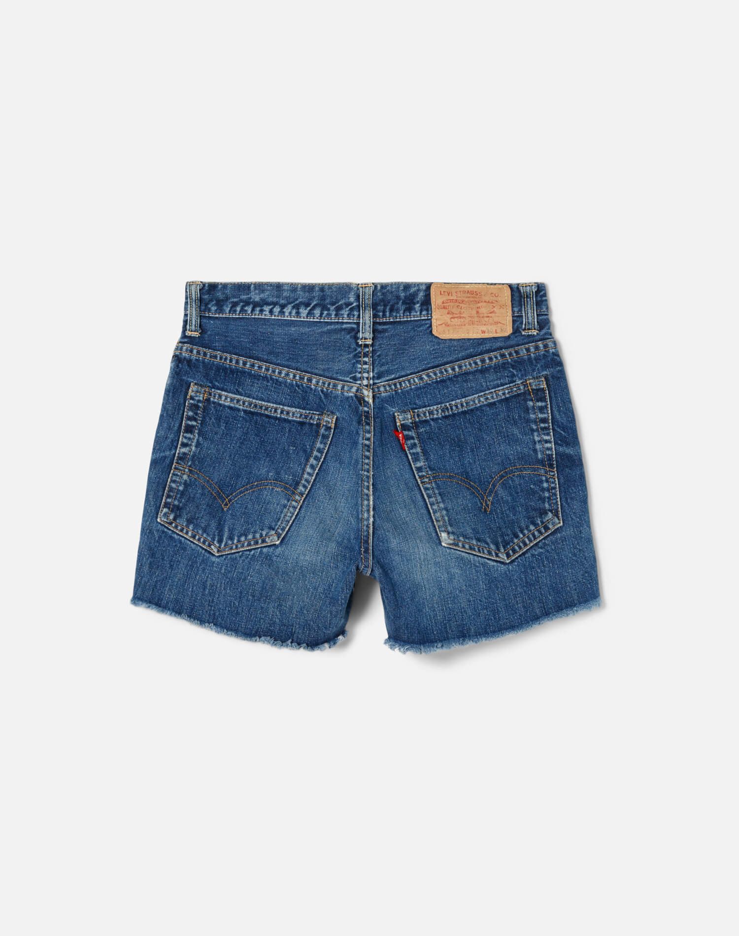 60s Levi's Single Stitch Selvedge Big E 501 Cutoff Shorts -#16 sold by Re/Done product image thumbnail 2