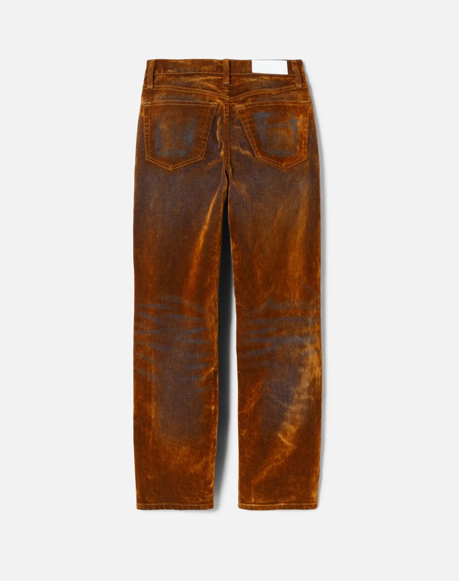 70s Stretch High Rise Stove Pipe - Distressed Amber Flock sold by Re/Done product image thumbnail 2