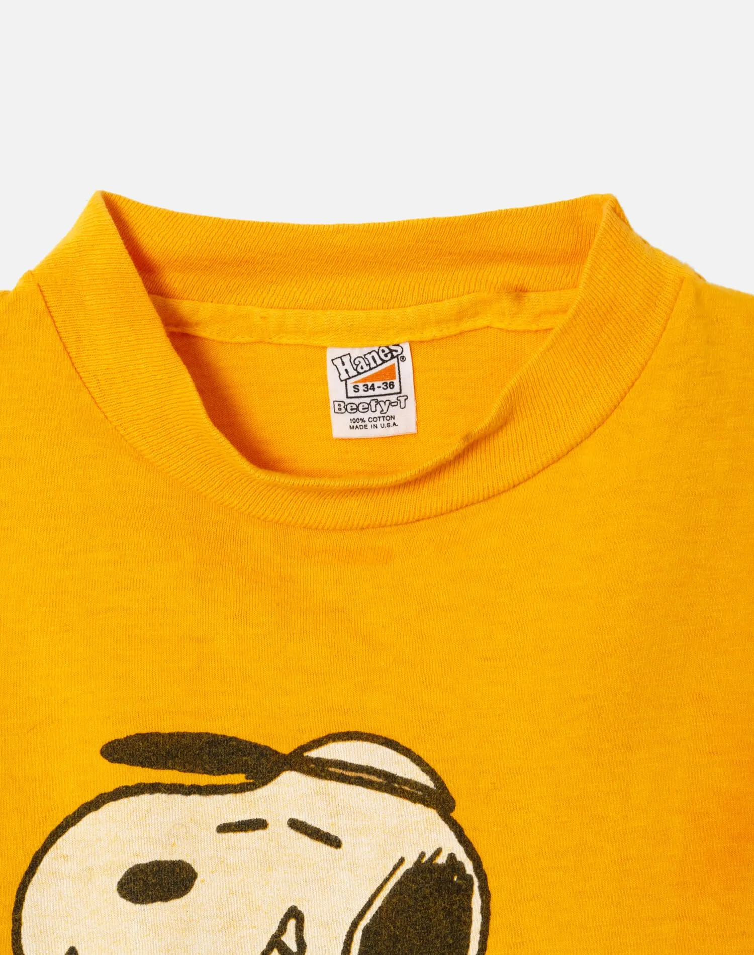70s Hanes Snoopy Tennis Tee sold by Re/Done product image thumbnail 3