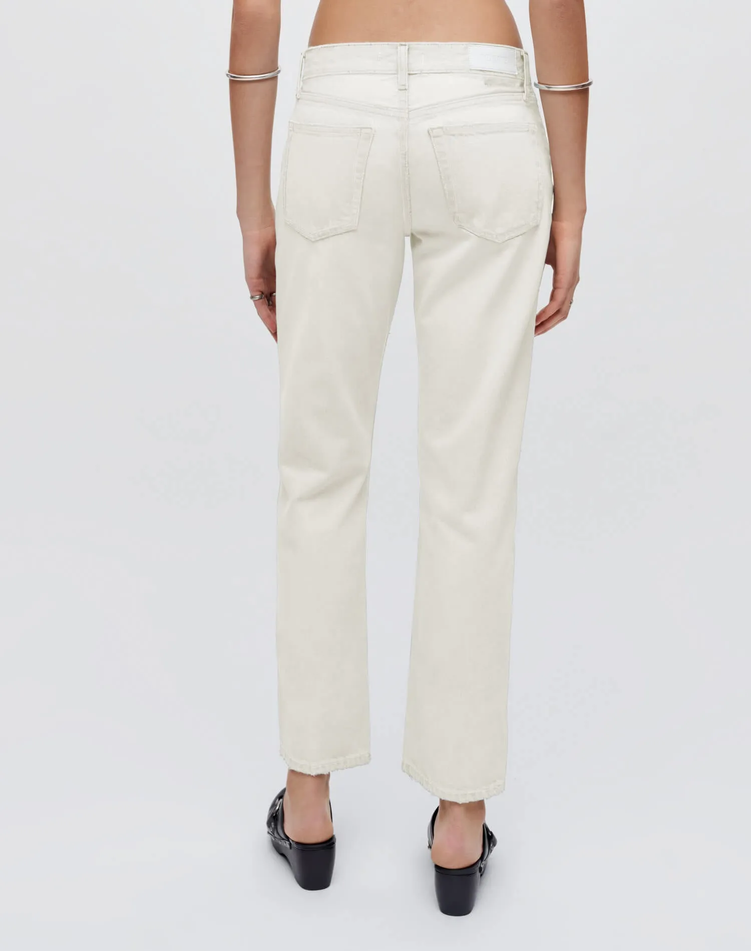 Easy Straight Crop - Vintage White sold by Re/Done product image thumbnail 4