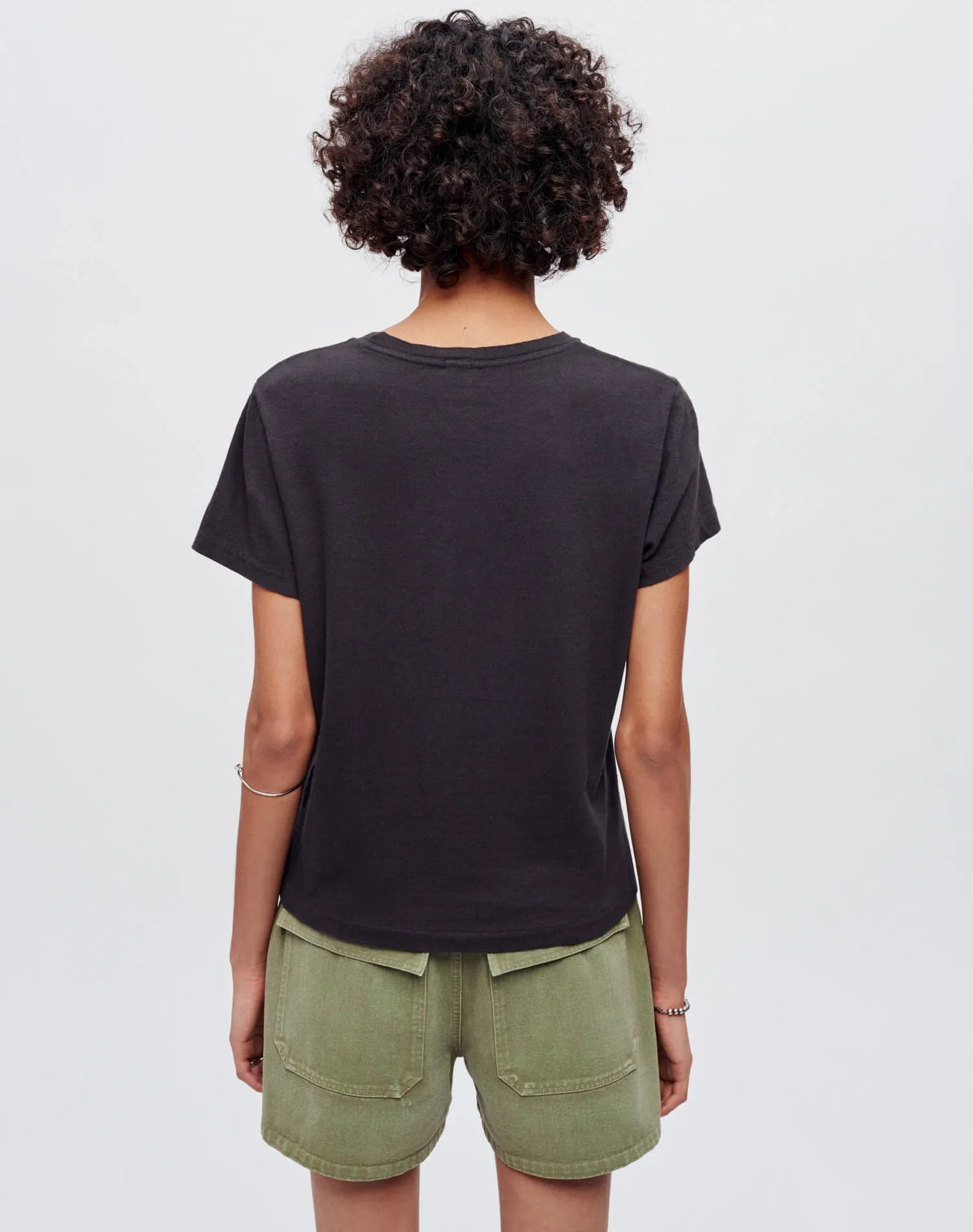 Classic "Fantasy" Tee - Washed Black sold by Re/Done product image thumbnail 4
