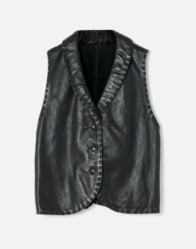 70s Deerskin Top made by Re/Done