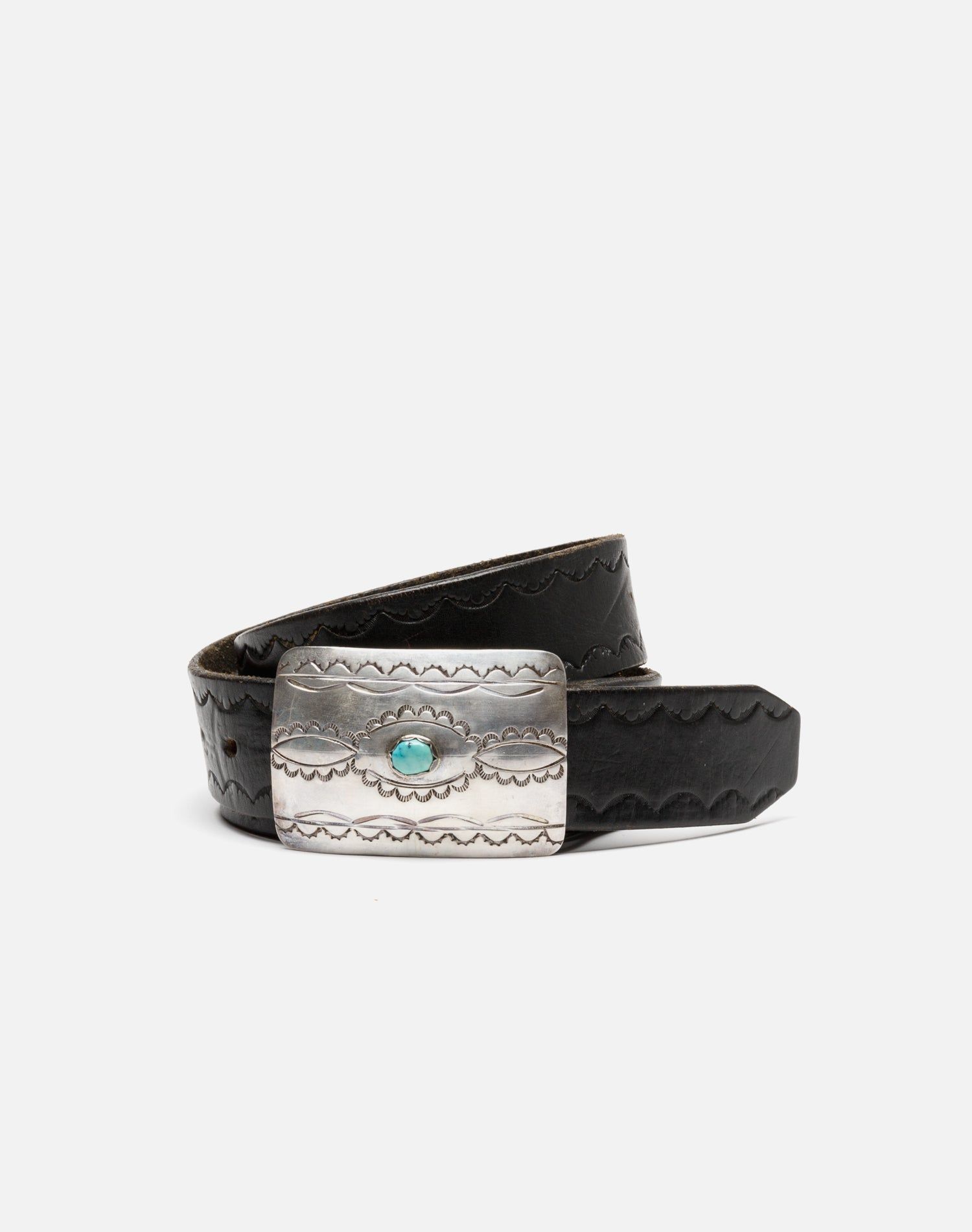 60s Navajo Sterling + Turquoise Belt sold by Re/Done product image thumbnail 3