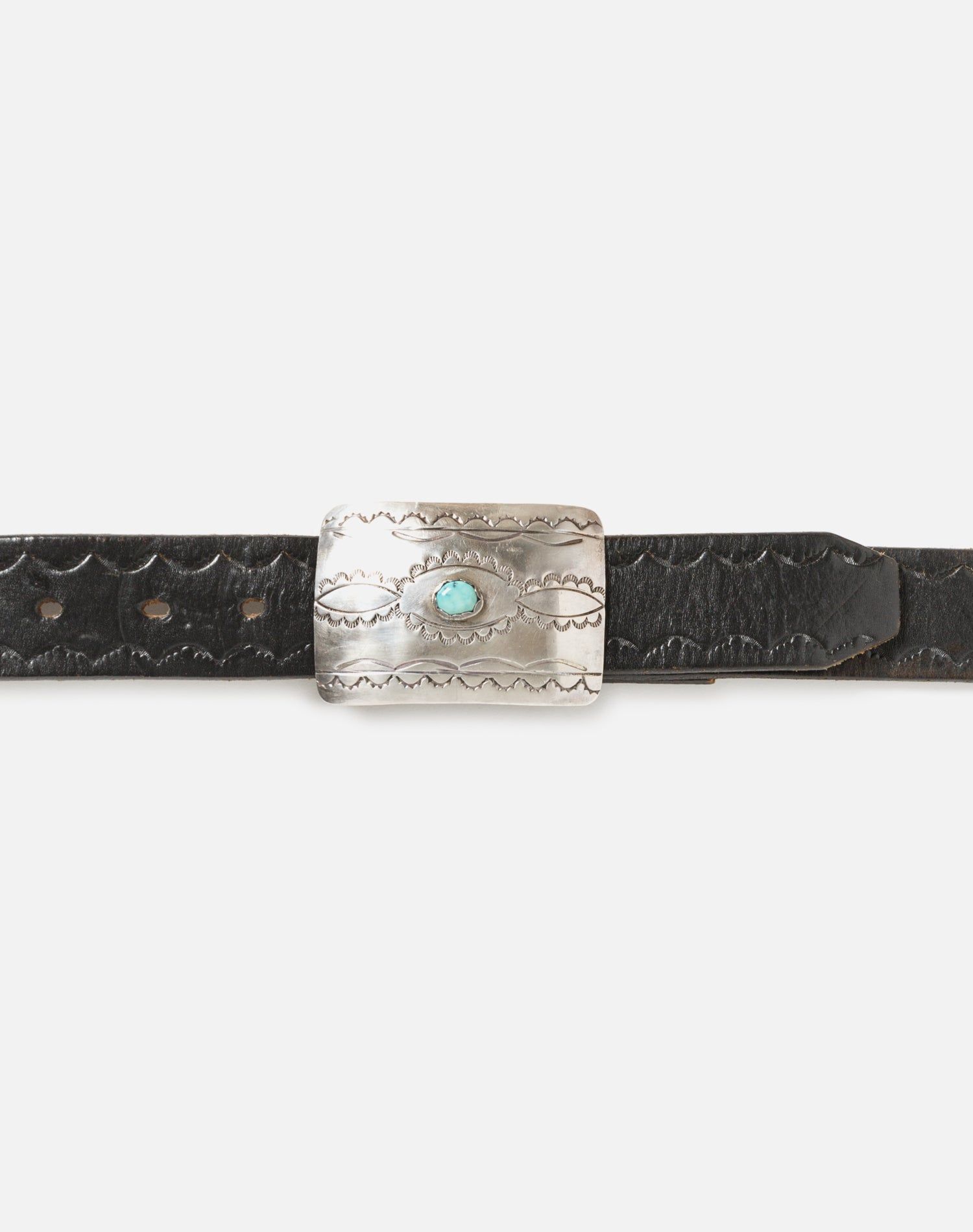 60s Navajo Sterling + Turquoise Belt sold by Re/Done product image thumbnail 4