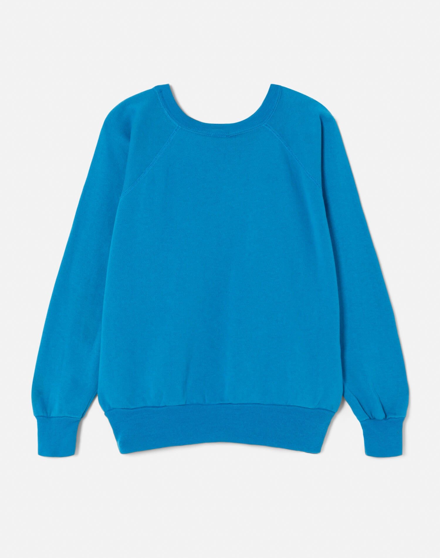 Upcycled "Paris Postcard" Sweatshirt - Teal sold by Re/Done product image thumbnail 2