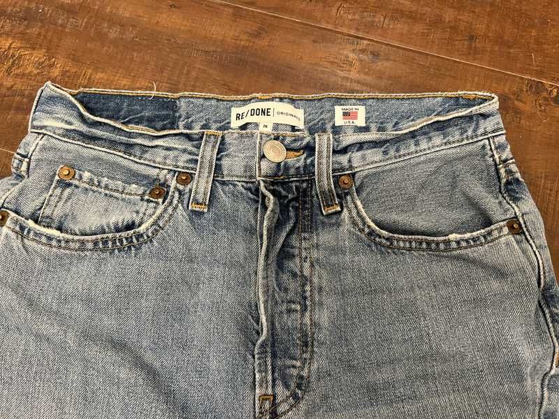 High Rise Crop Flare sold by Re/Done product image thumbnail 3