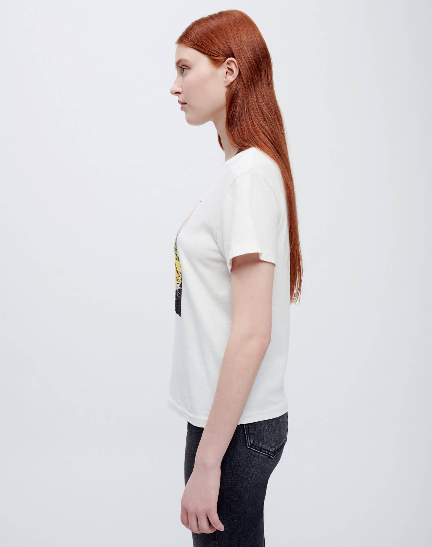 Classic "Catch Me" Tee - Vintage White sold by Re/Done product image thumbnail 3