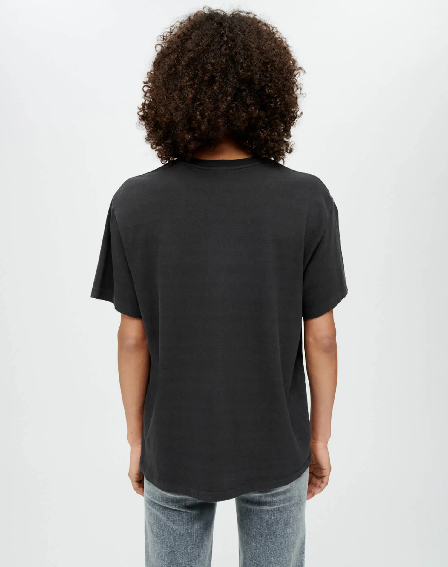 90s Easy "Rainbow" Tee - Washed Black sold by Re/Done product image thumbnail 3