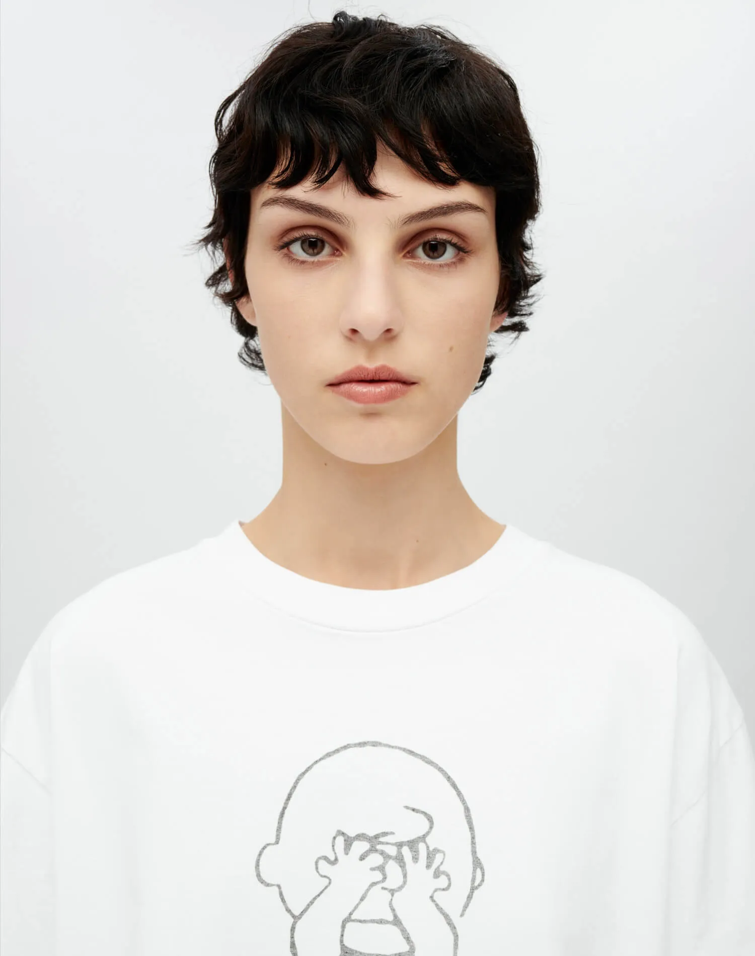 90s Easy "Peanuts Can't Stand It" Tee - Optic White sold by Re/Done product image thumbnail 3