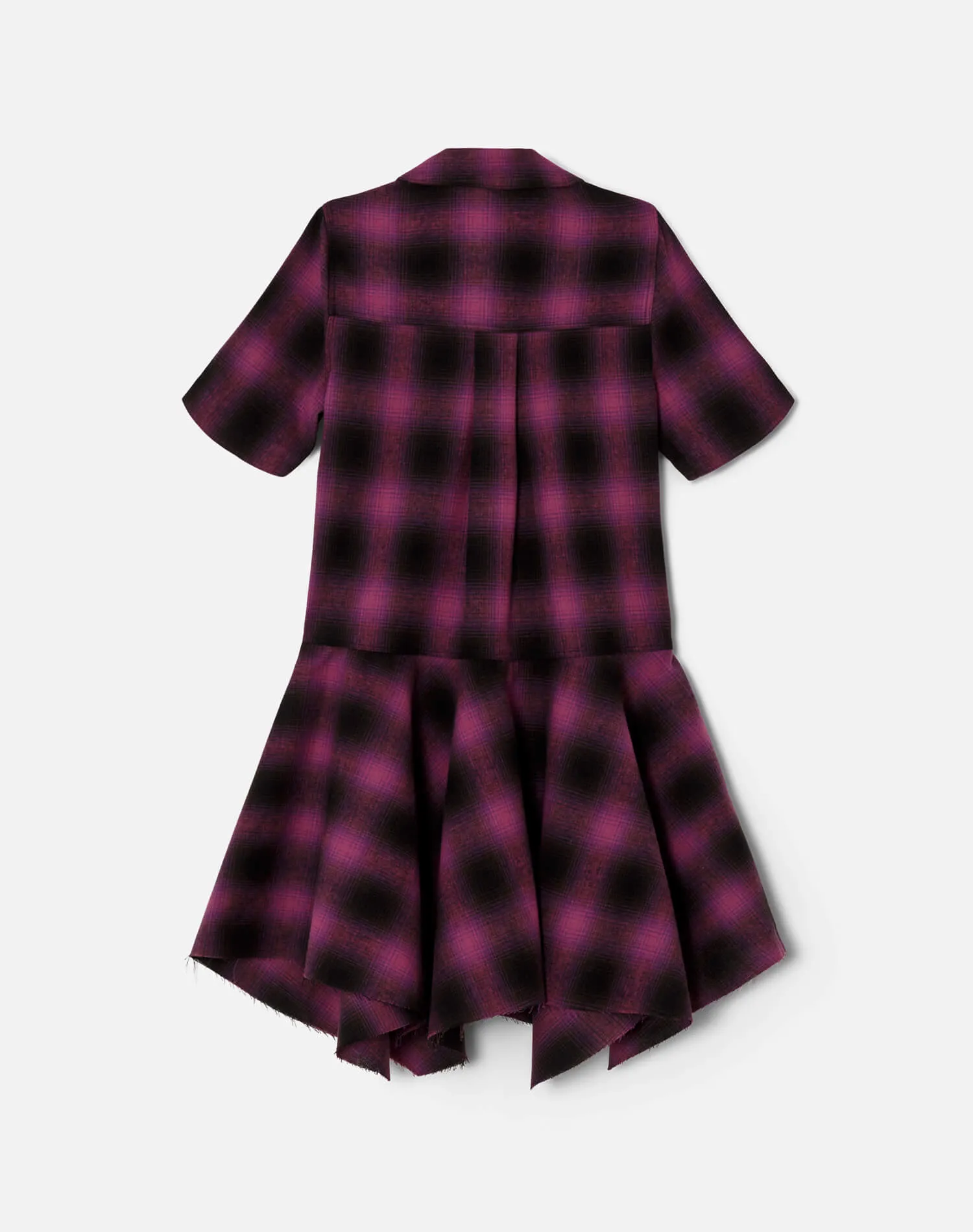 Handkerchief Shirt Dress - Purple Shadow Plaid sold by Re/Done product image thumbnail 2