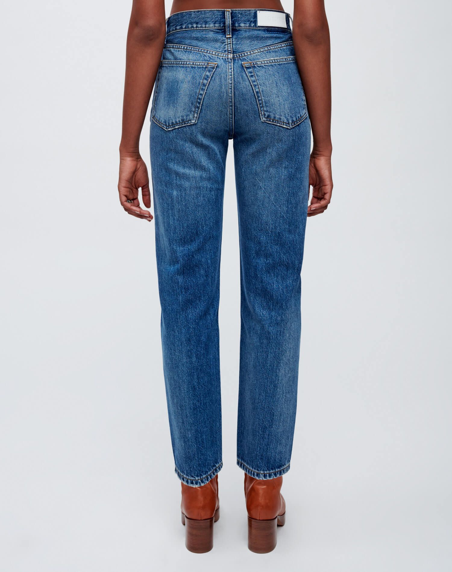 High Rise Stove Pipe - Vintage Lapis sold by Re/Done product image thumbnail 4