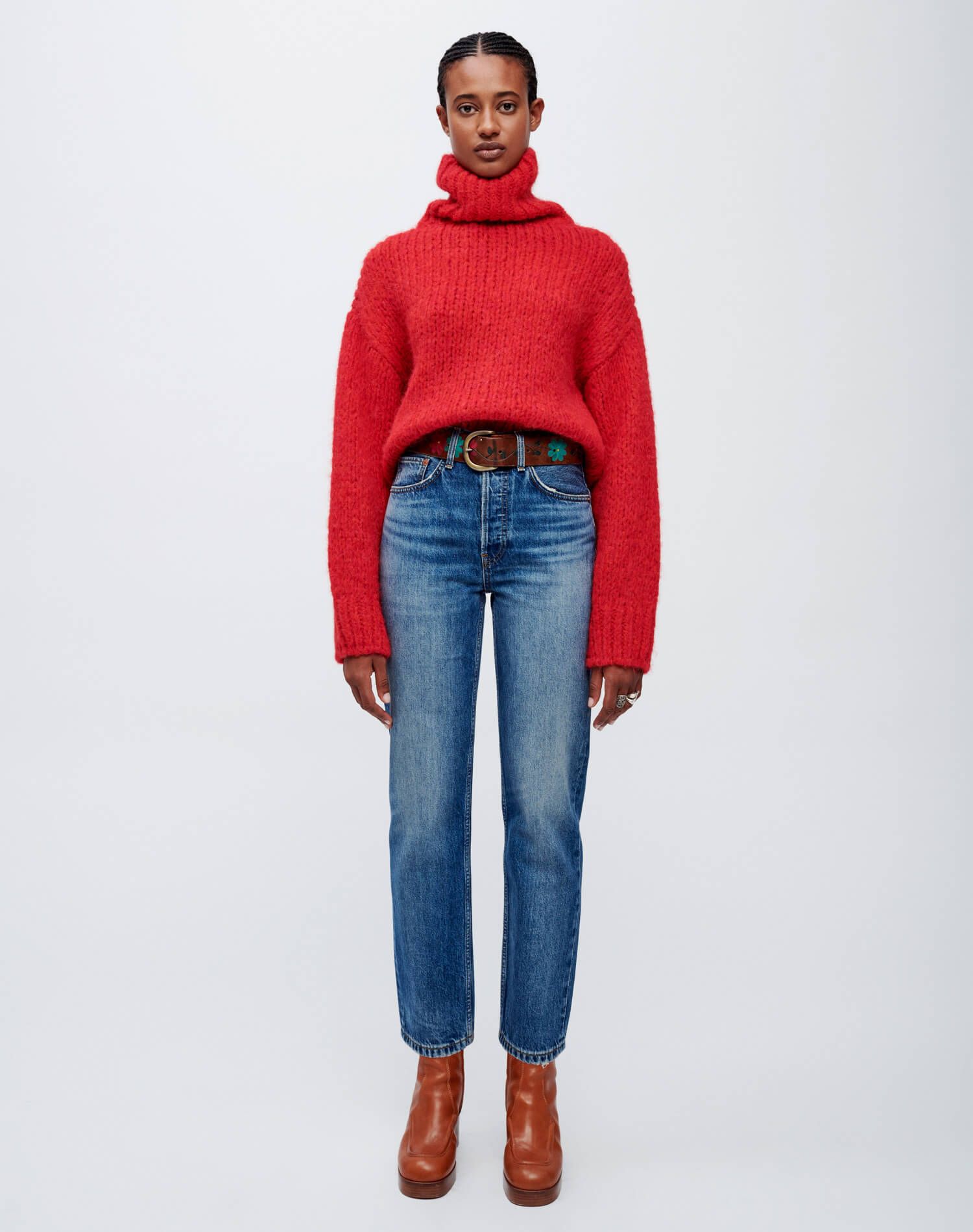 High Rise Stove Pipe - Vintage Lapis sold by Re/Done product image thumbnail 2