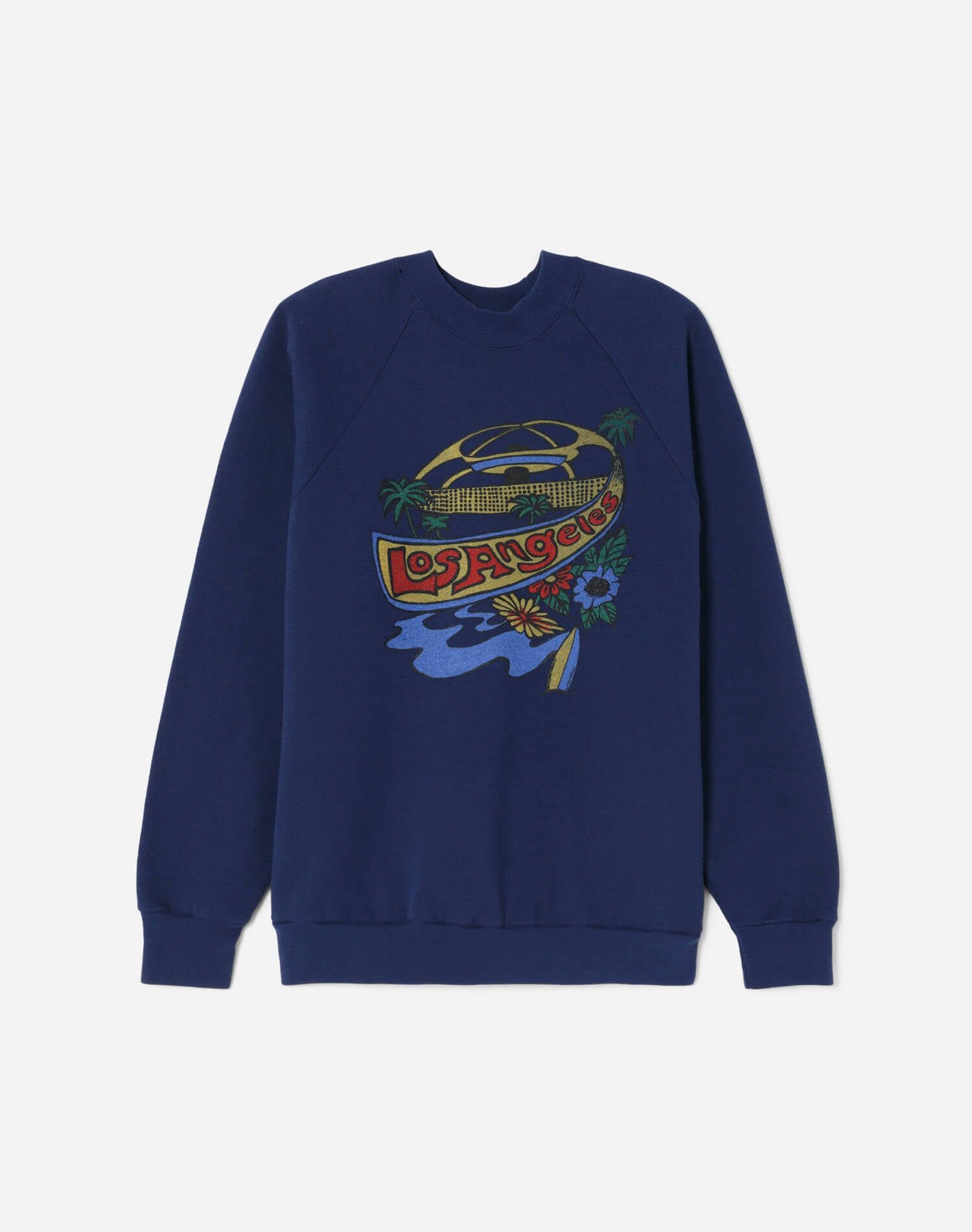 Upcycled "LAX" Sweatshirt - Navy sold by Re/Done