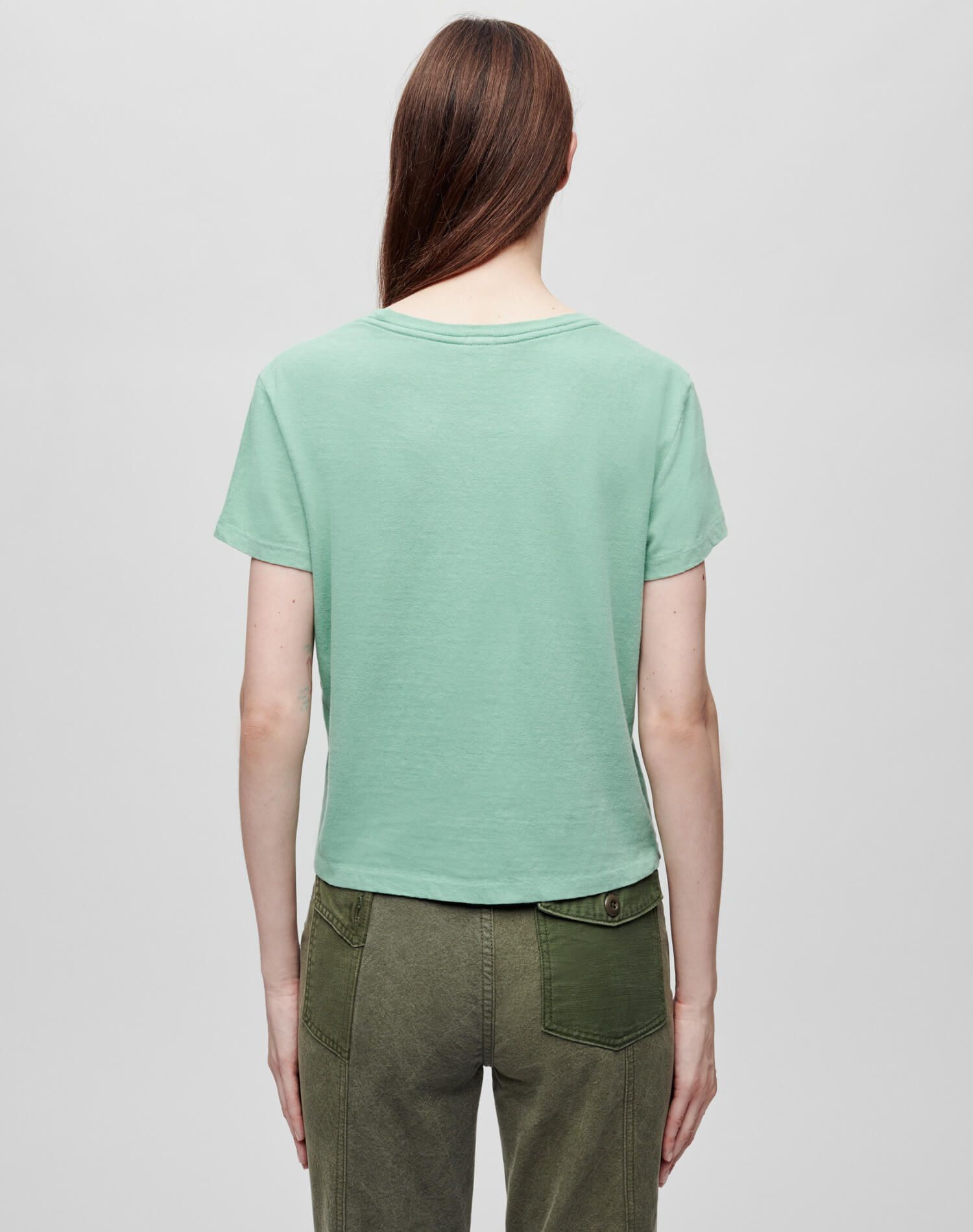 Classic "Earth" Tee - Seafoam sold by Re/Done product image thumbnail 4