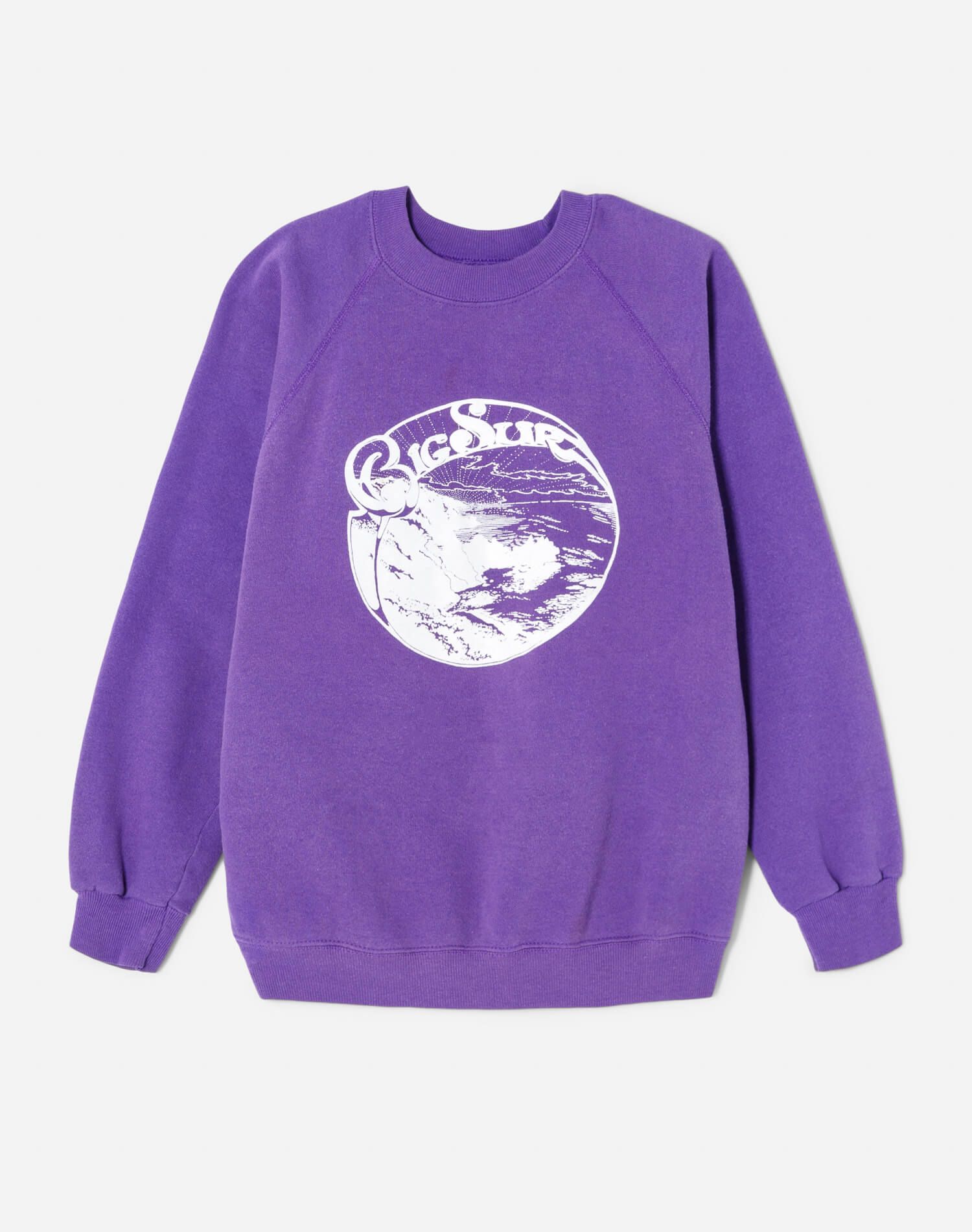 80s Hanes Big Sur Raglan Sweatshirt - #80 sold by Re/Done