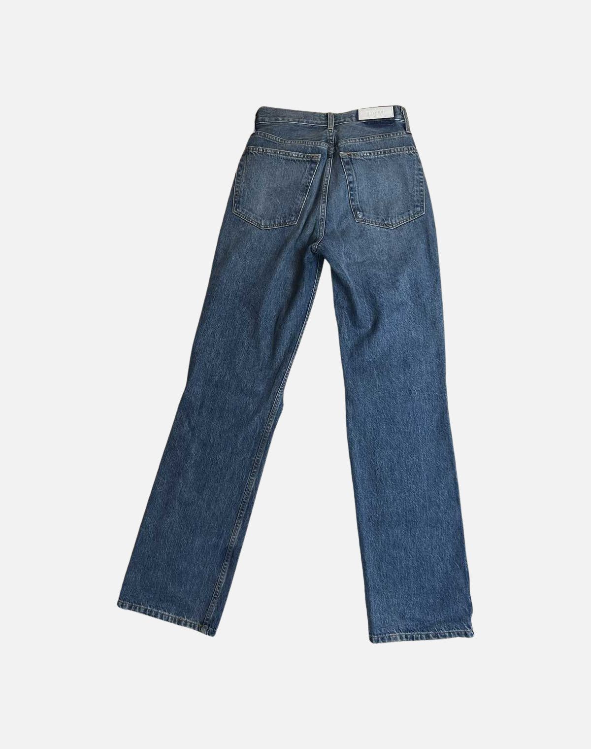 High Rise Loose - Washed Indigo with Rips sold by Re/Done product image thumbnail 2