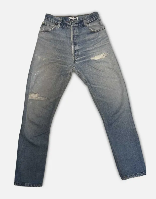 Levi's High Ankle Rise Crop Jeans sold by Re/Done