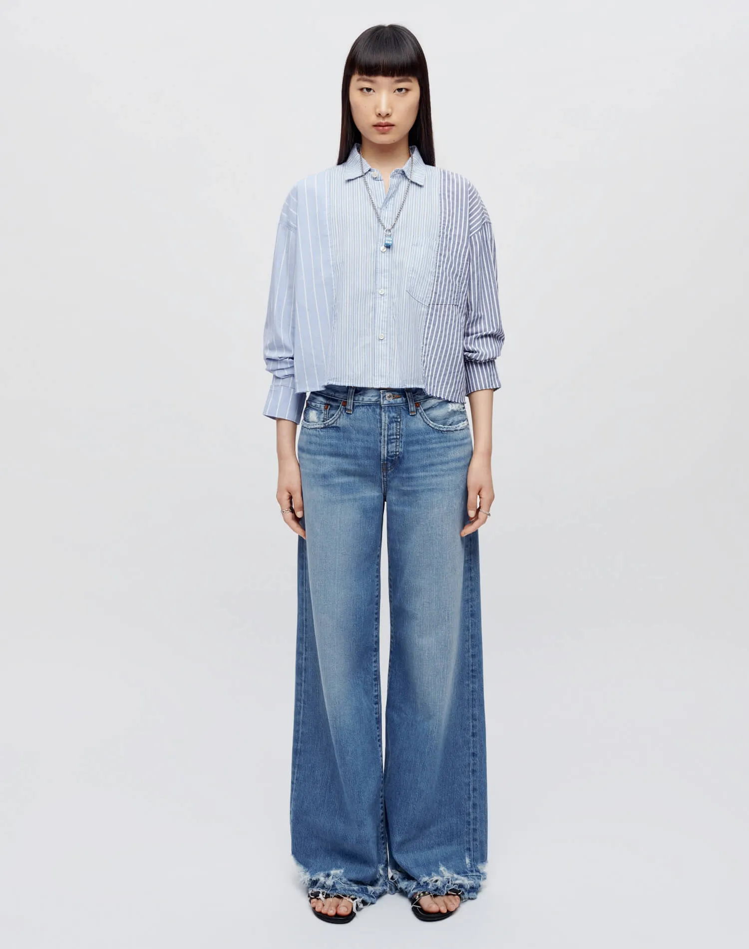 Mid Rise Palazzo - Minerva Destroy sold by Re/Done product image thumbnail 2