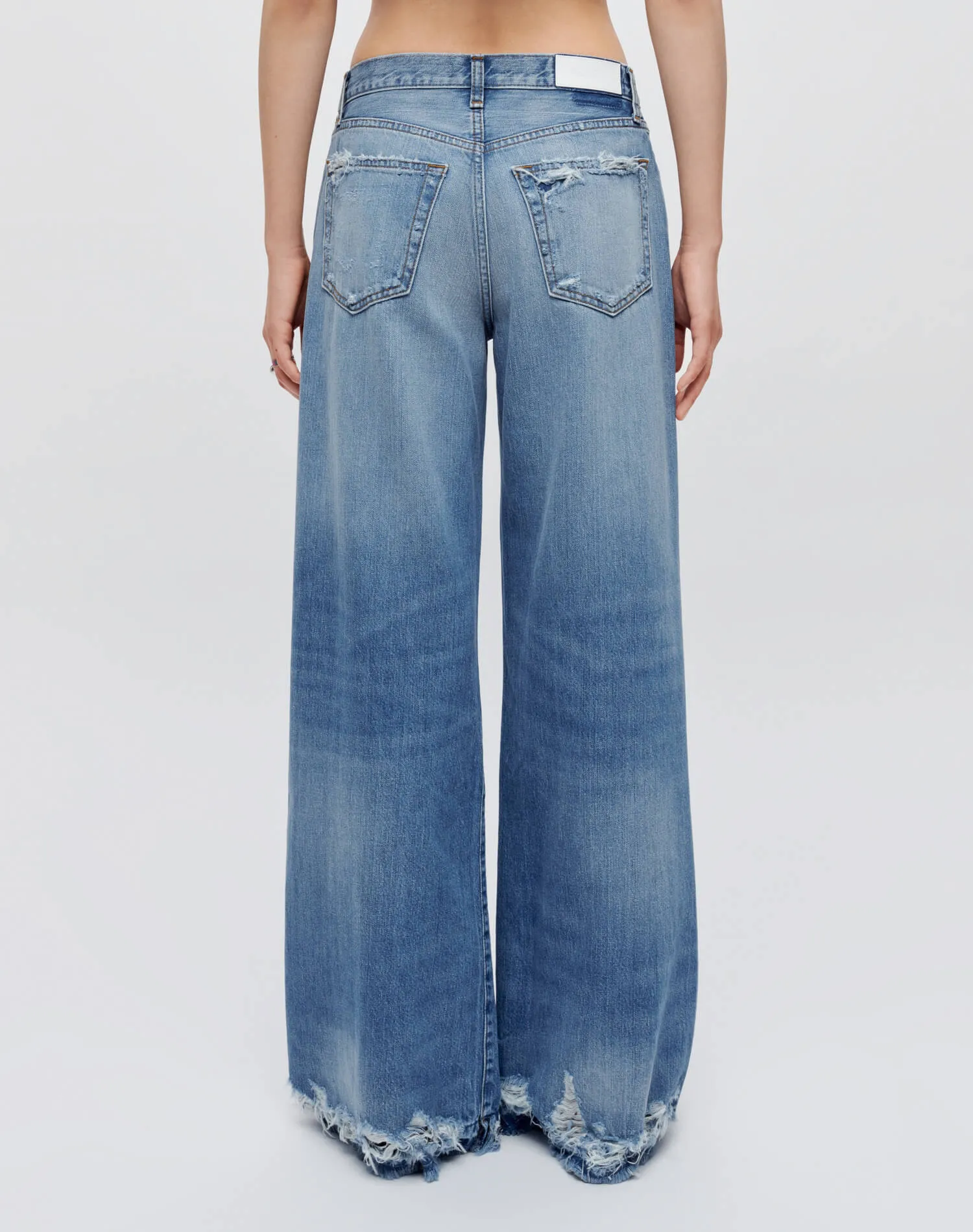 Mid Rise Palazzo - Minerva Destroy sold by Re/Done product image thumbnail 4