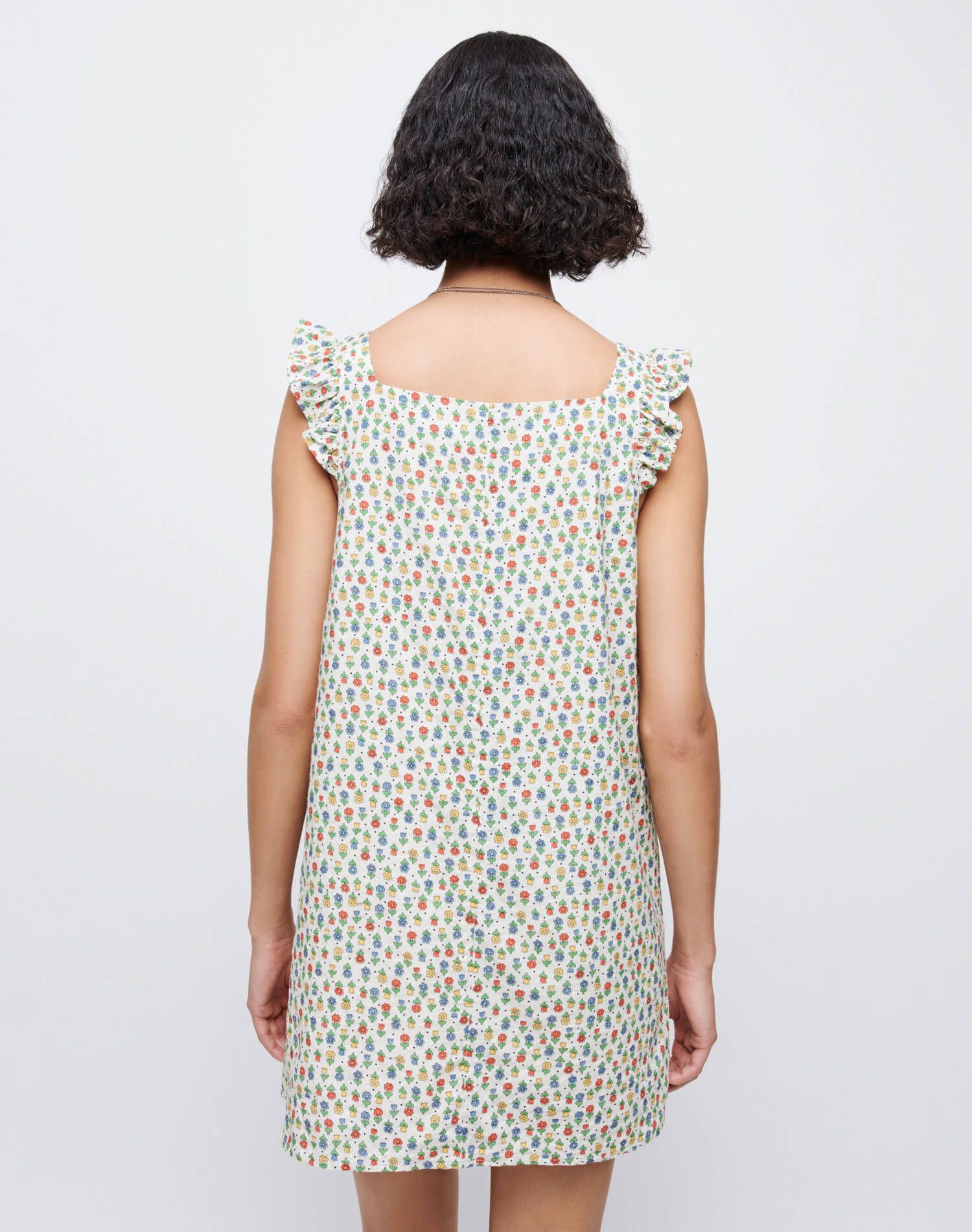 90s Shift Dress - Vintage White Floral sold by Re/Done product image thumbnail 8