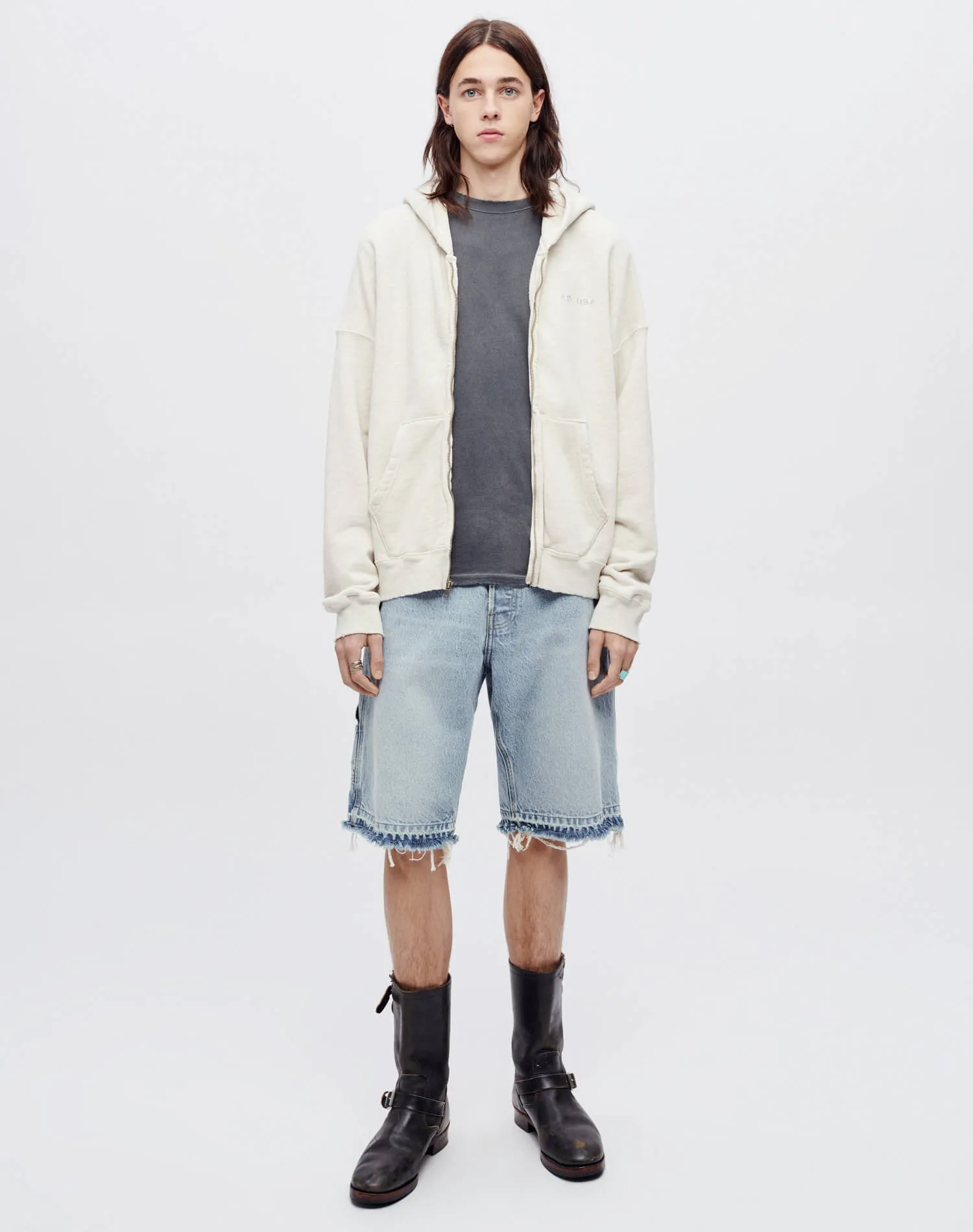 Modern Painter Short - Washed Out Indigo sold by Re/Done product image thumbnail 2